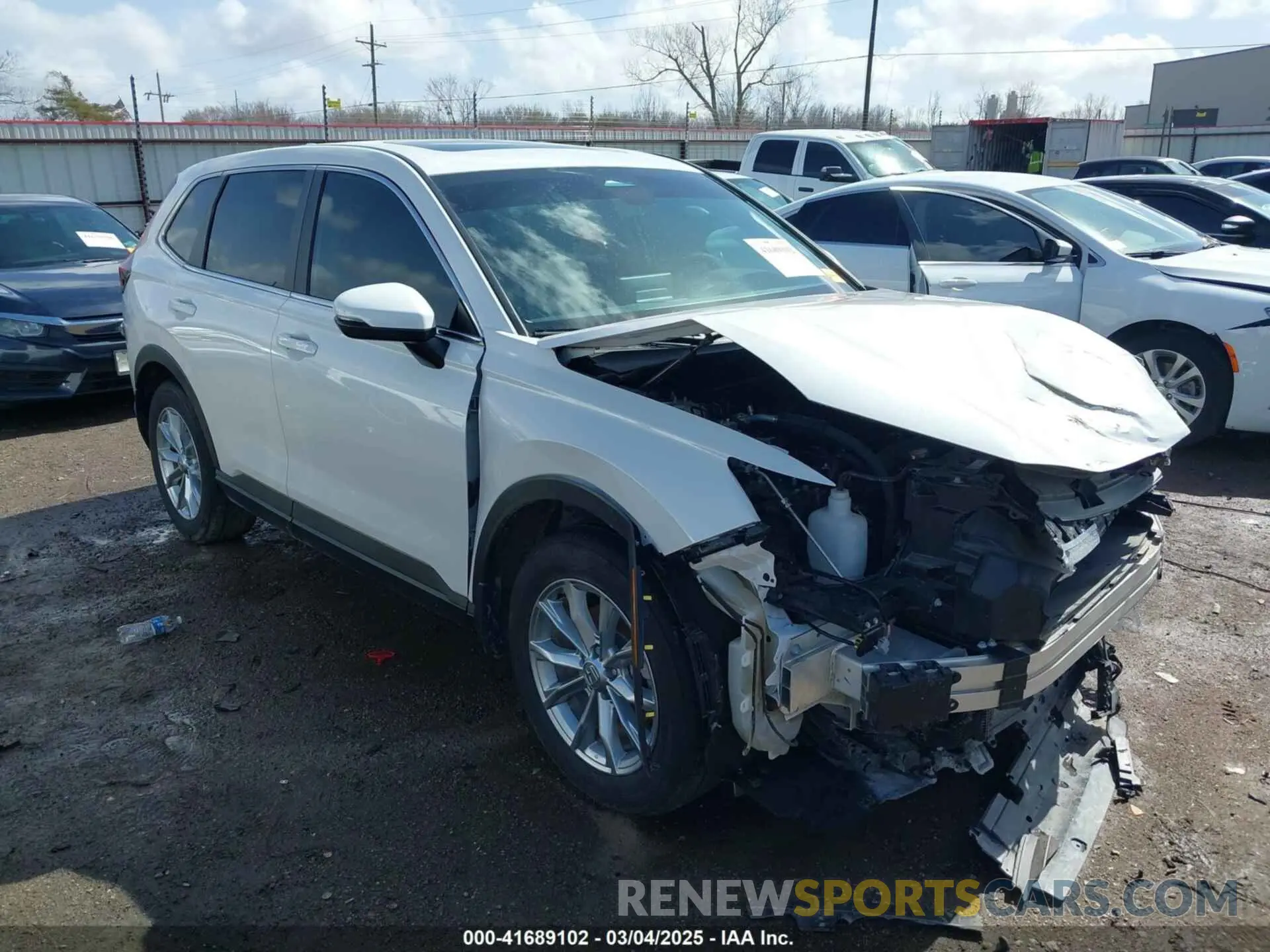 1 fotografías del automóvil dañado 2HKRS4H4XRH468334 HONDA CR-V 2024