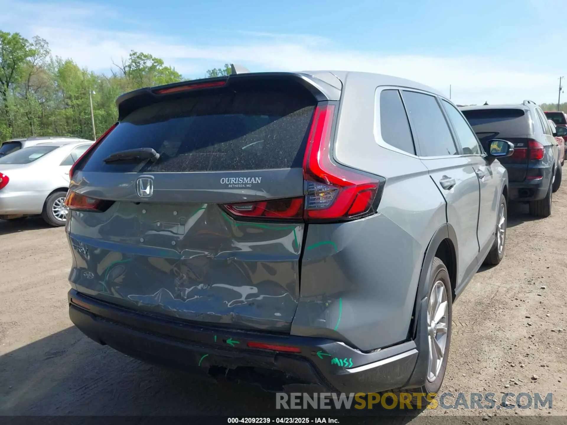 16 fotografías del automóvil dañado 2HKRS4H70RH434865 HONDA CR-V 2024