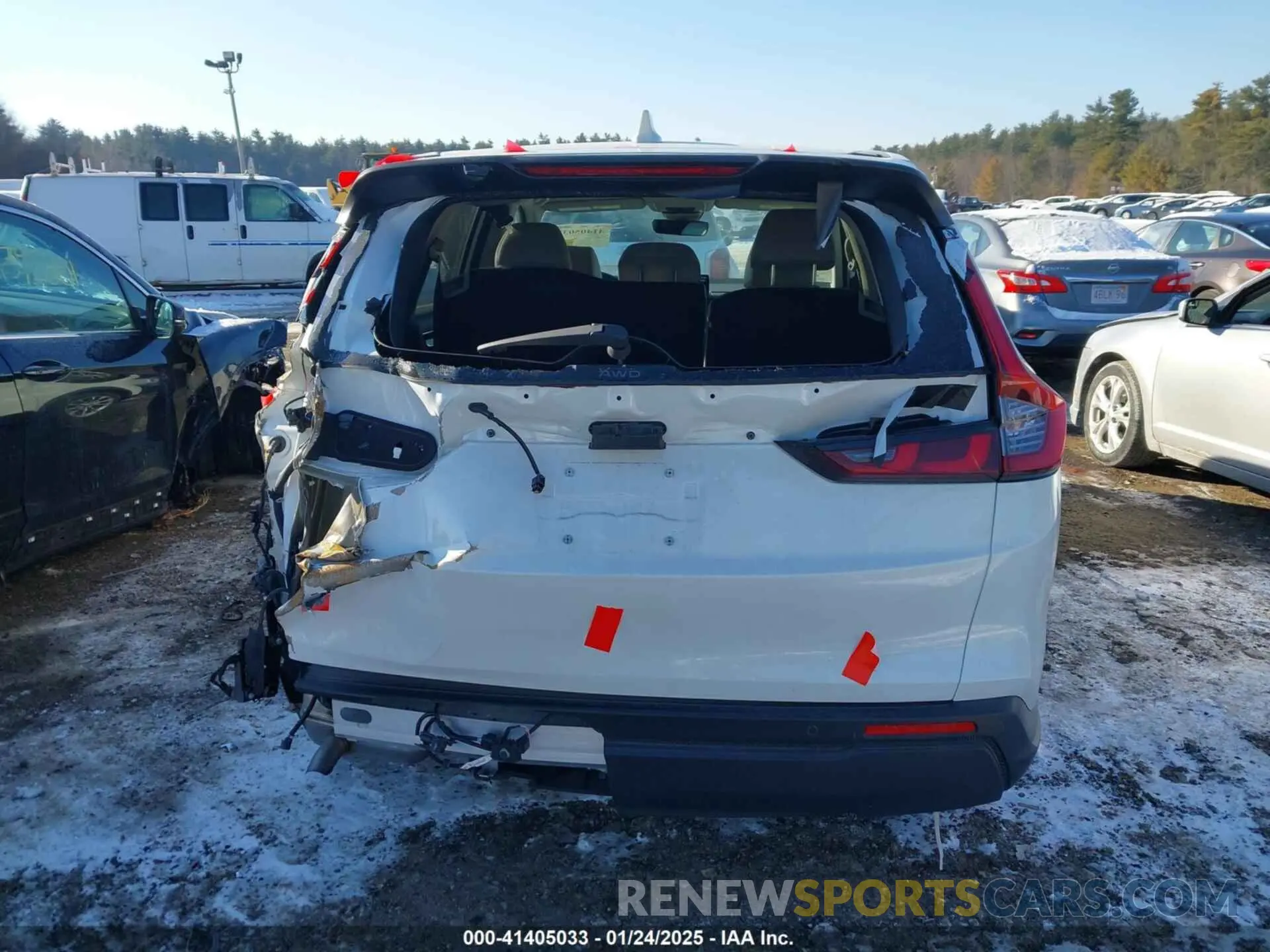 17 fotografías del automóvil dañado 2HKRS4H78RH421233 HONDA CR-V 2024