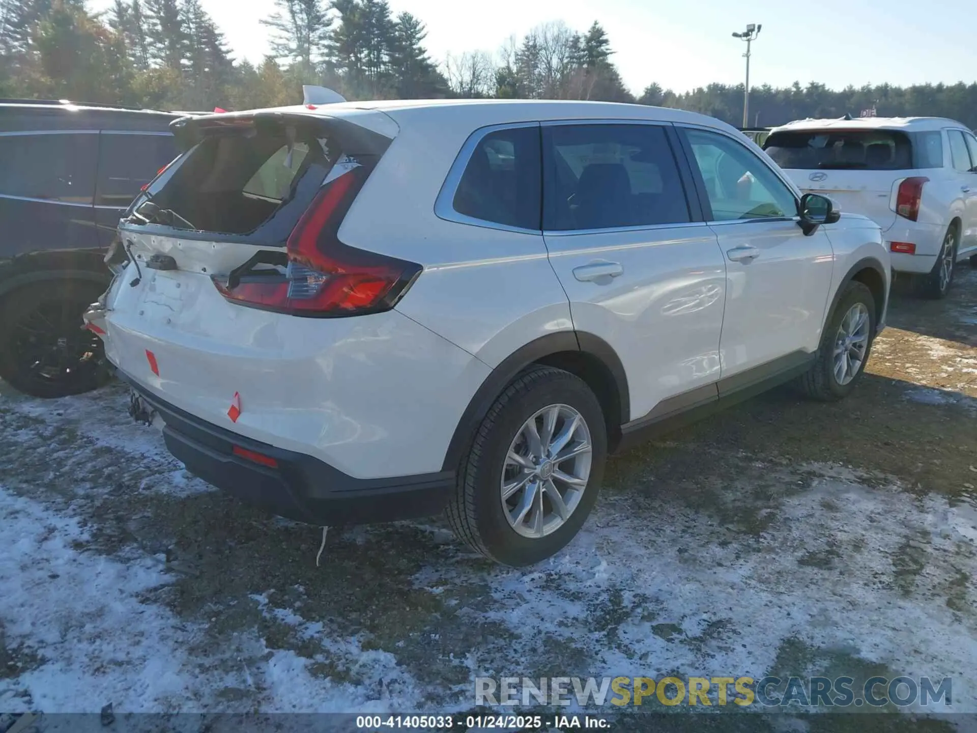 4 fotografías del automóvil dañado 2HKRS4H78RH421233 HONDA CR-V 2024