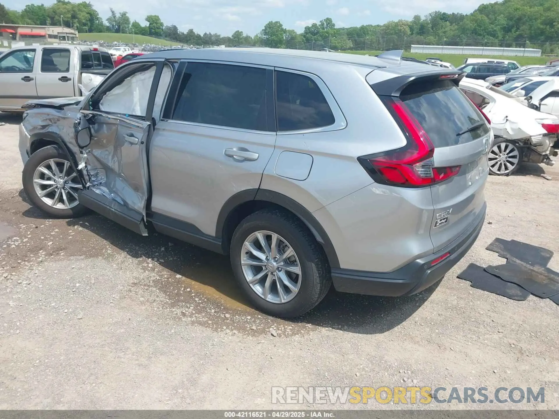 3 fotografías del automóvil dañado 2HKRS4H7XRH424151 HONDA CR-V 2024