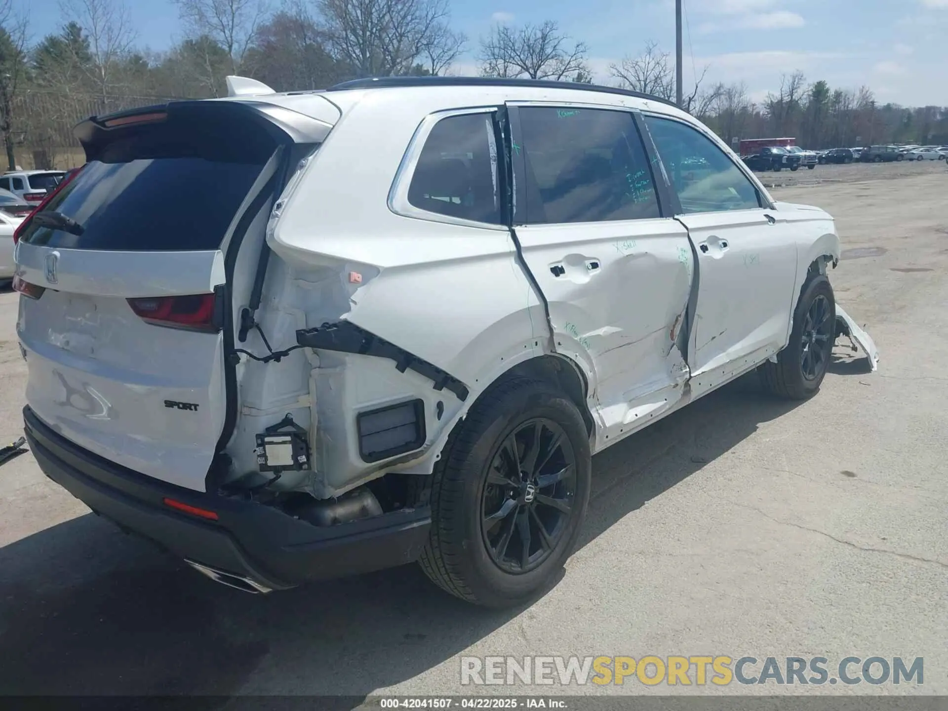 6 fotografías del automóvil dañado 2HKRS6H54RH813443 HONDA CR-V 2024