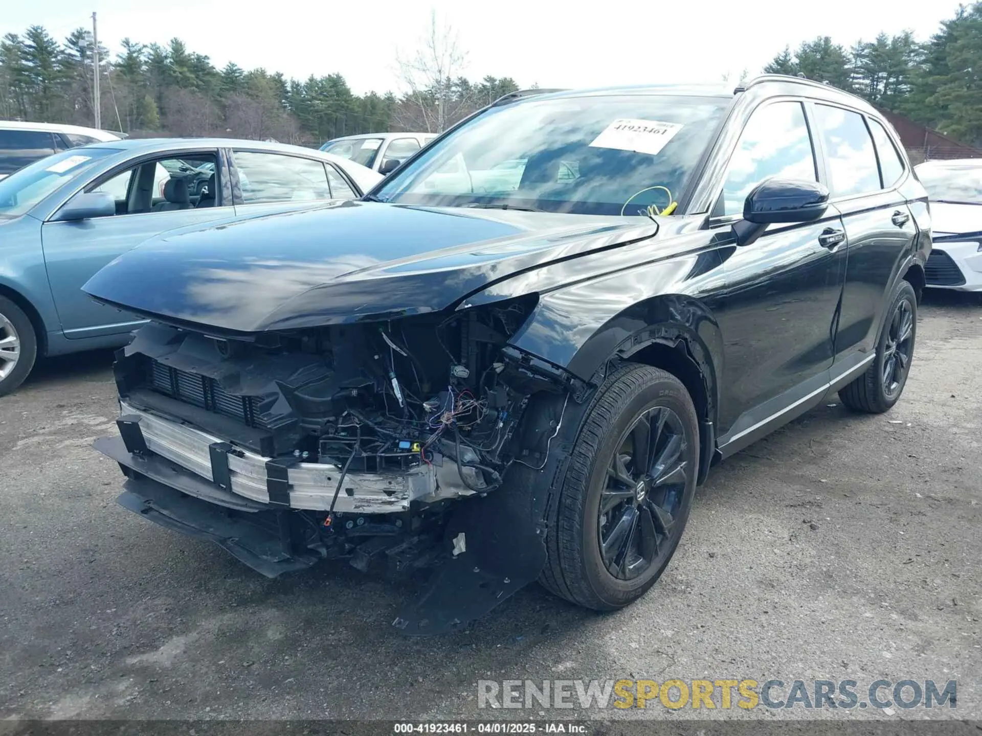 2 fotografías del automóvil dañado 2HKRS6H96RH812829 HONDA CR-V 2024
