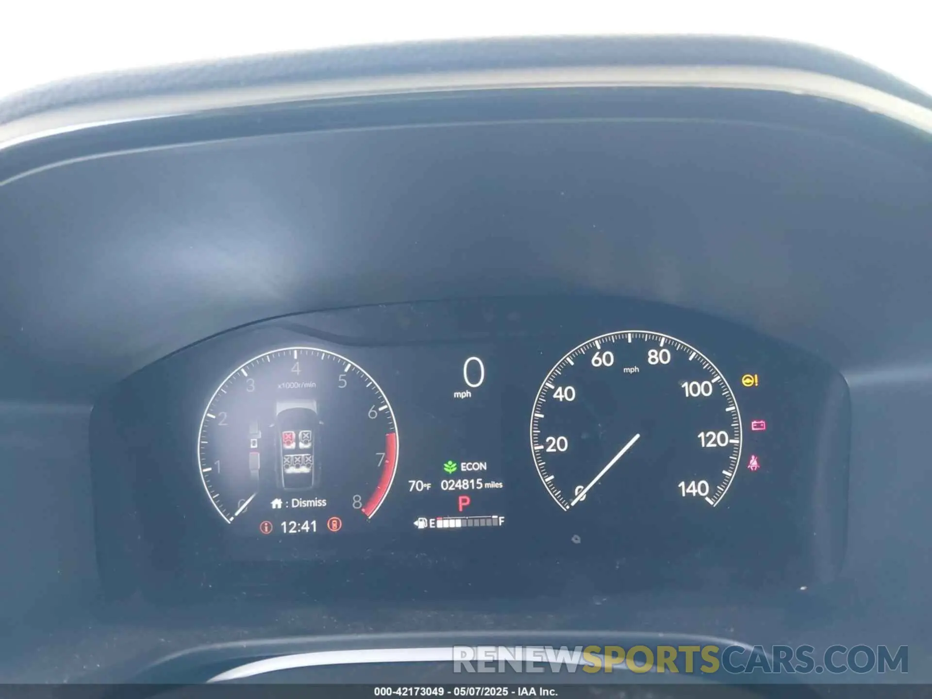 7 fotografías del automóvil dañado 5J6RS3H42RL000355 HONDA CR-V 2024