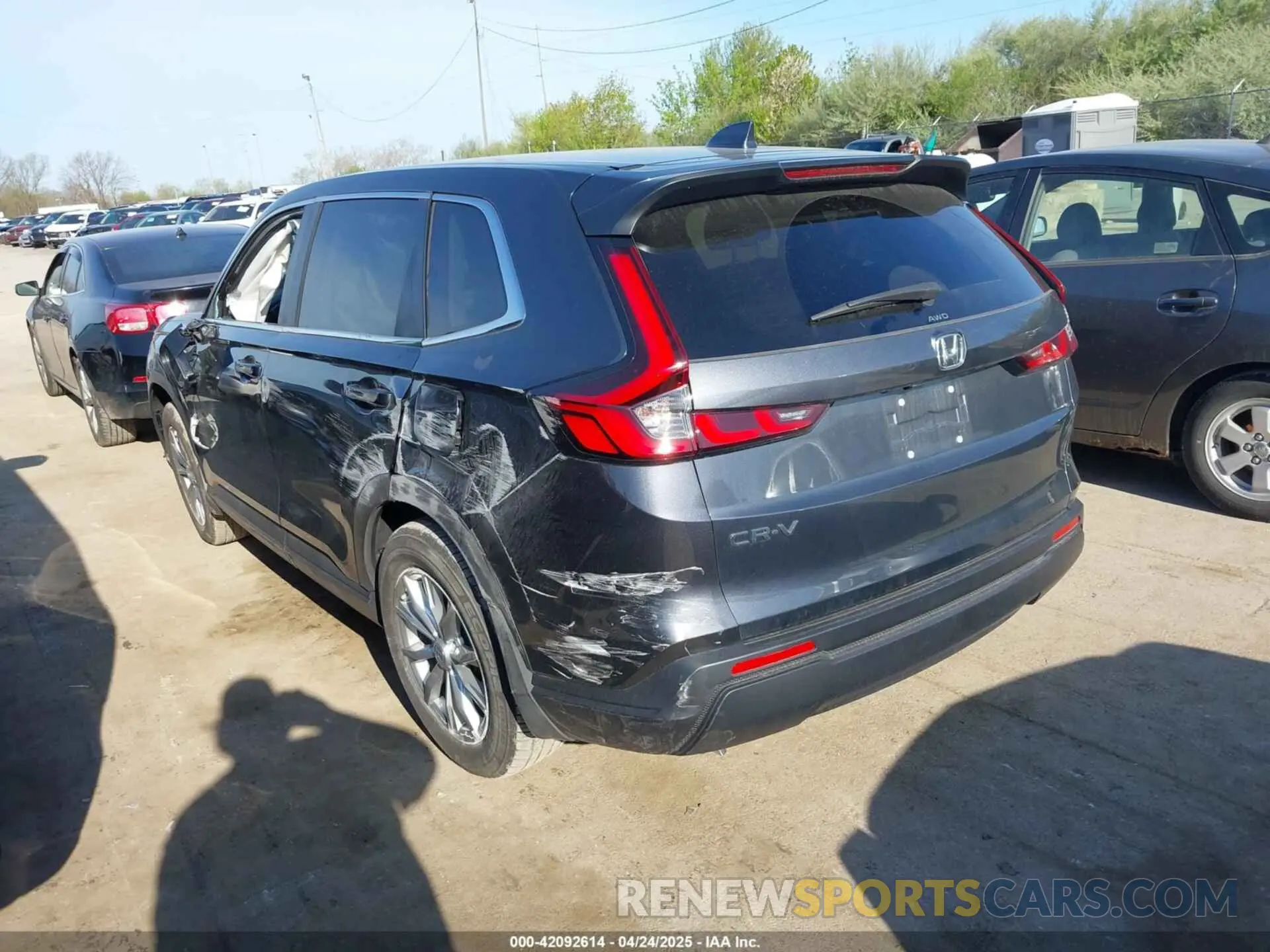 3 fotografías del automóvil dañado 5J6RS4H44RL014828 HONDA CR-V 2024