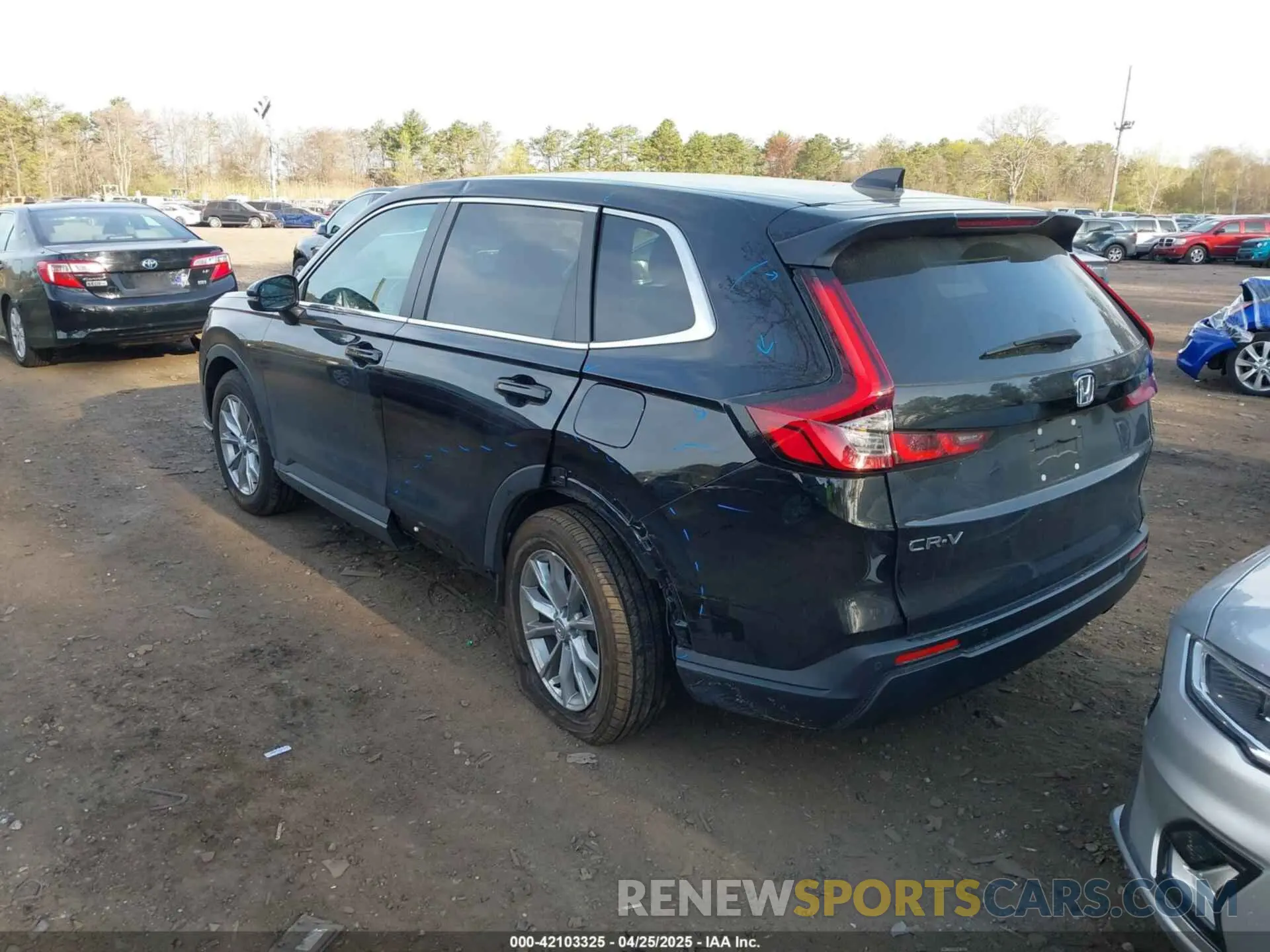 3 fotografías del automóvil dañado 5J6RS4H74RL015536 HONDA CR-V 2024