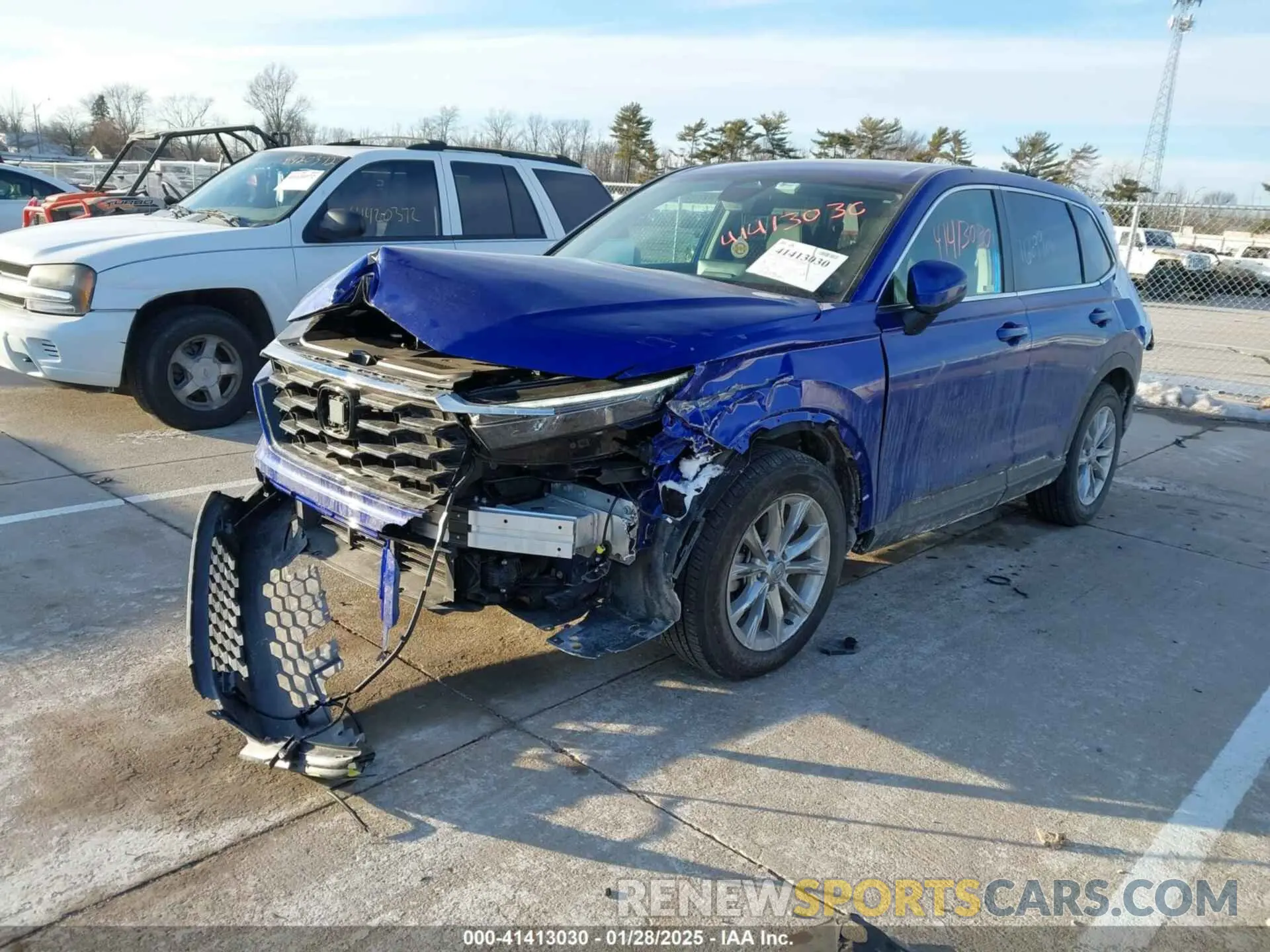 2 fotografías del automóvil dañado 5J6RS4H76RL013755 HONDA CR-V 2024