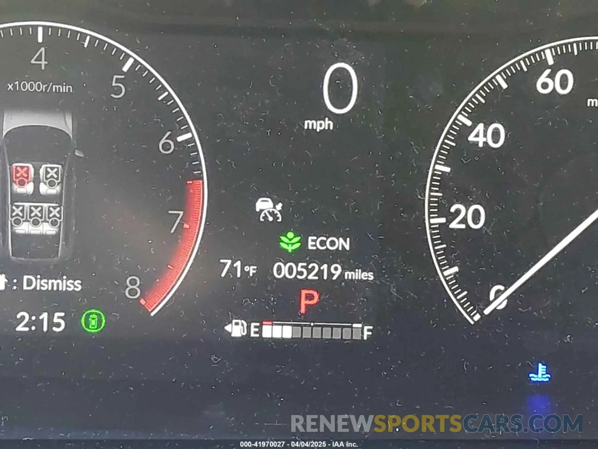 15 fotografías del automóvil dañado 2HKRS3H45SH319202 HONDA CR-V 2025