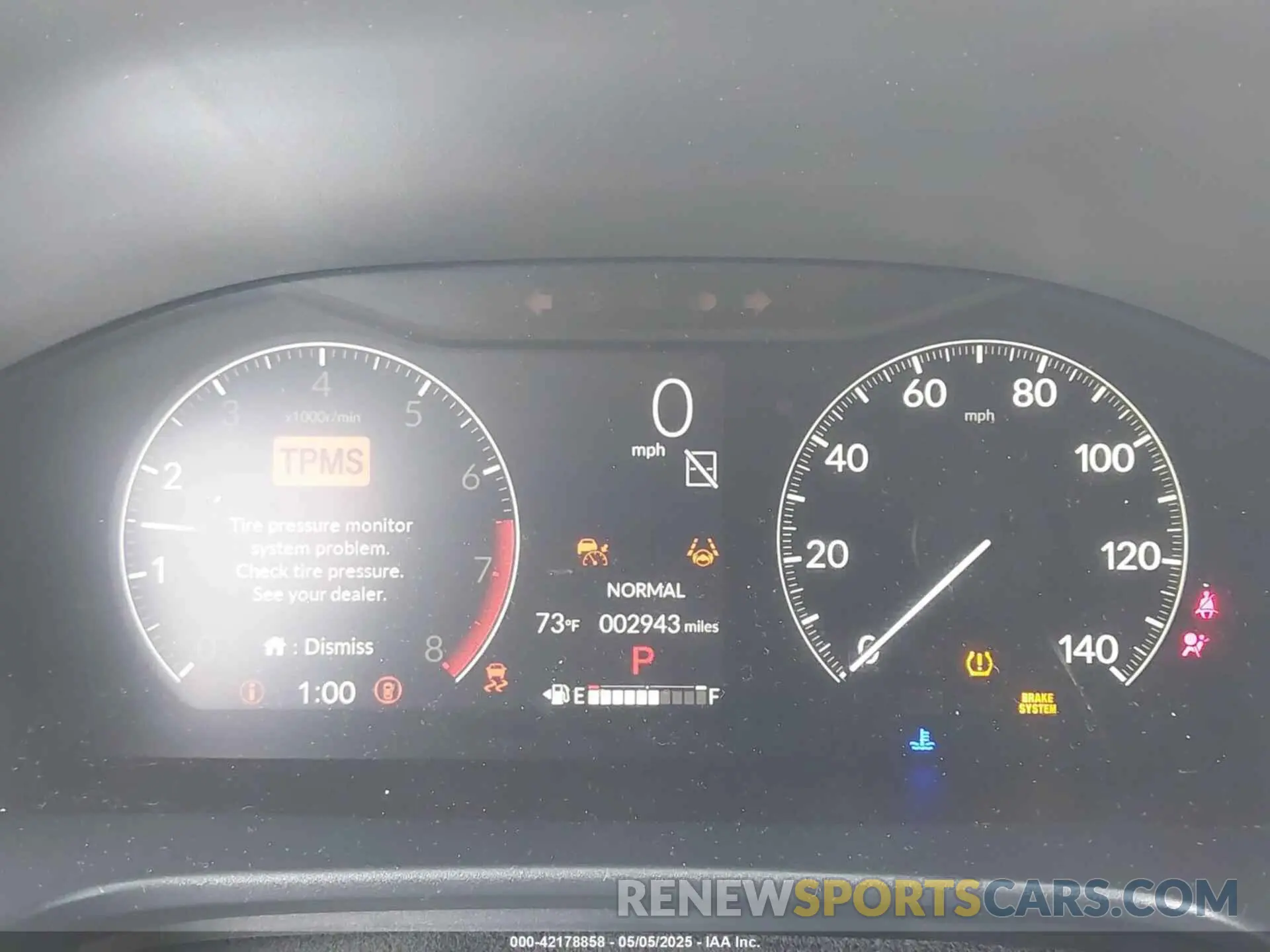 7 fotografías del automóvil dañado 2HKRS3H4XSH314433 HONDA CR-V 2025