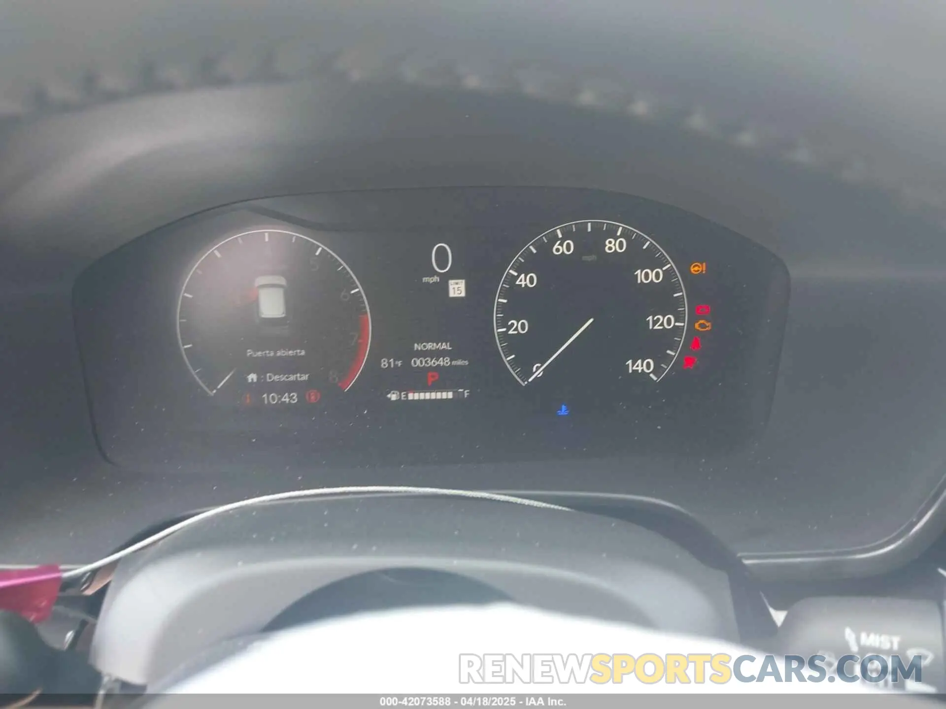 7 fotografías del automóvil dañado 2HKRS3H77SH330857 HONDA CR-V 2025