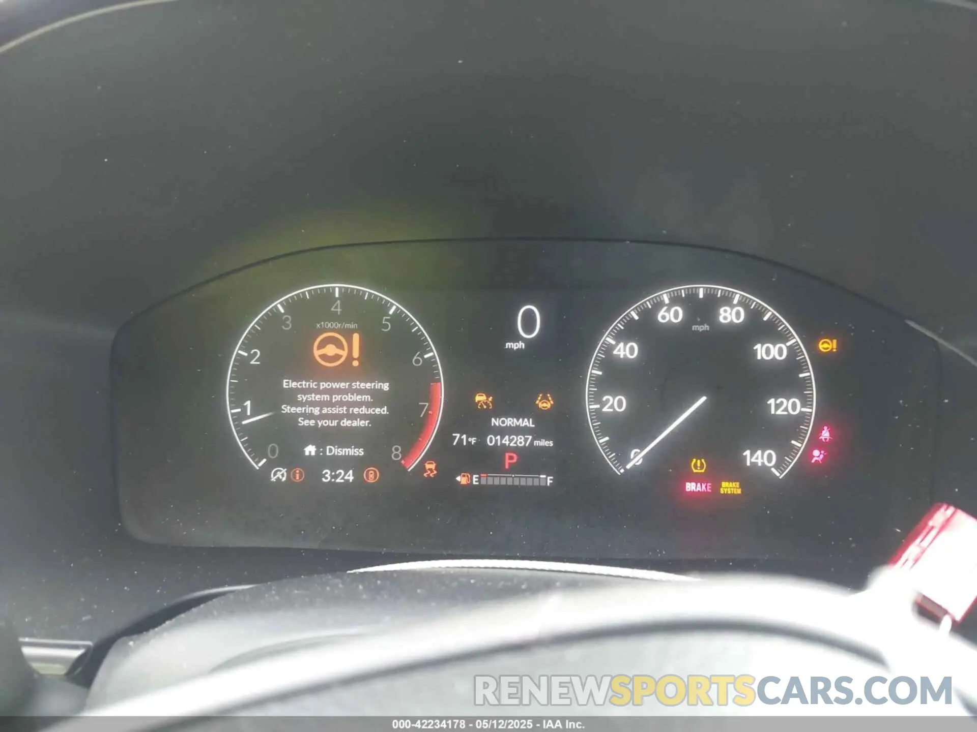 7 fotografías del automóvil dañado 2HKRS4H20SH457136 HONDA CR-V 2025
