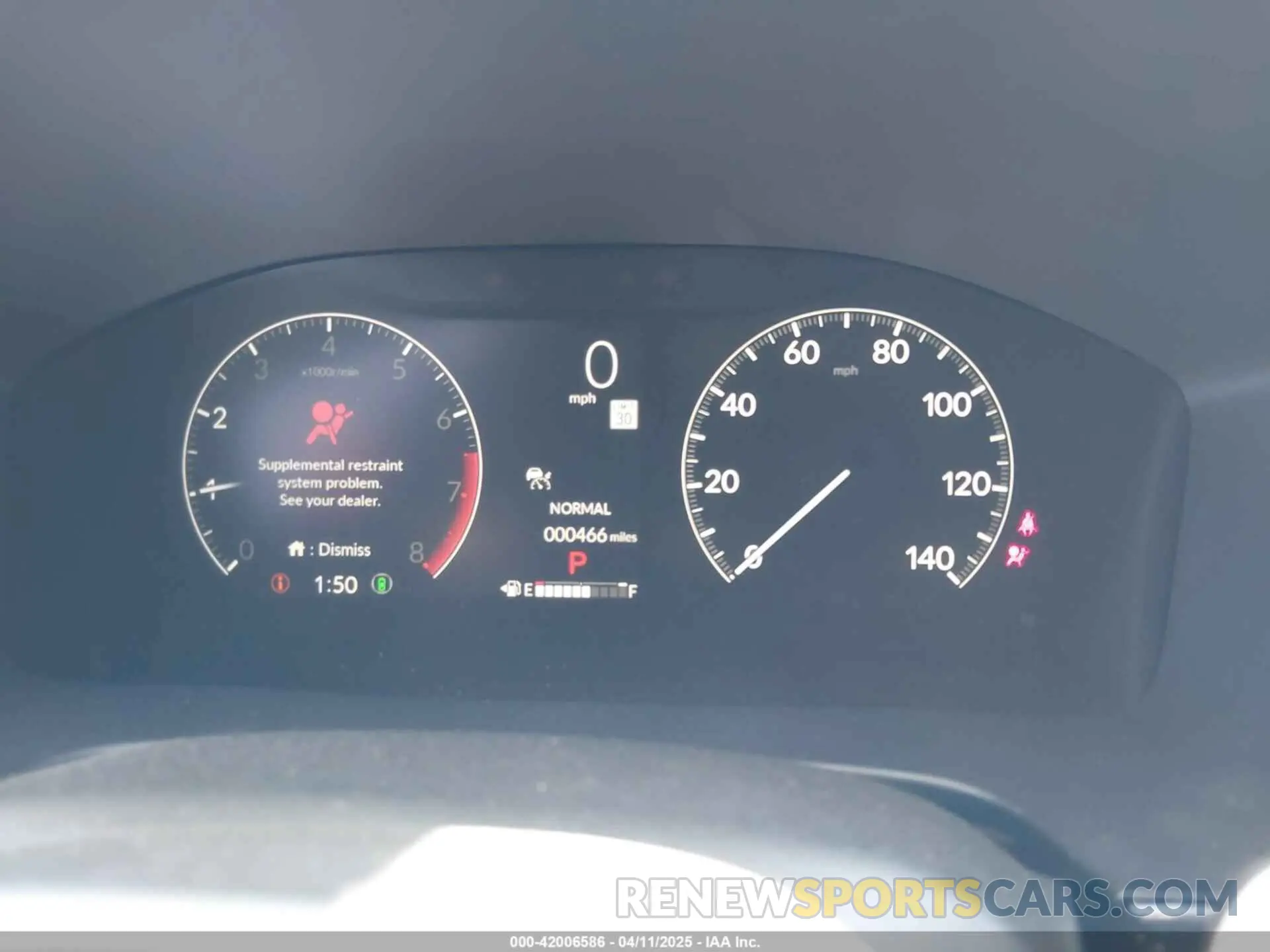 7 fotografías del automóvil dañado 2HKRS4H20SH458576 HONDA CR-V 2025
