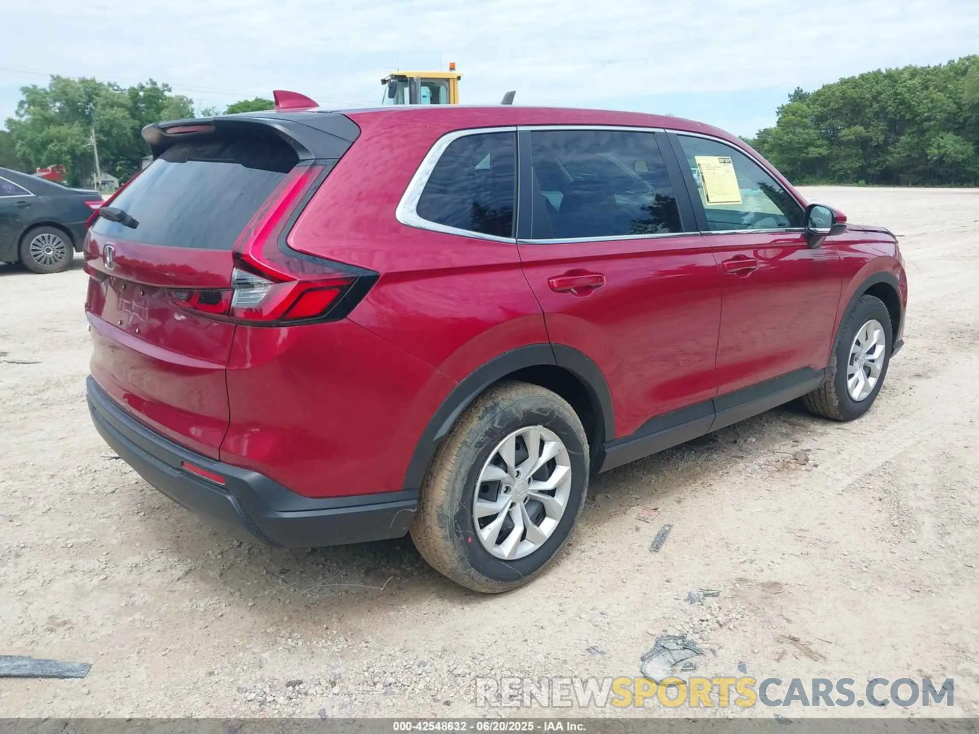 4 fotografías del automóvil dañado 2HKRS4H21SH434481 HONDA CR-V 2025