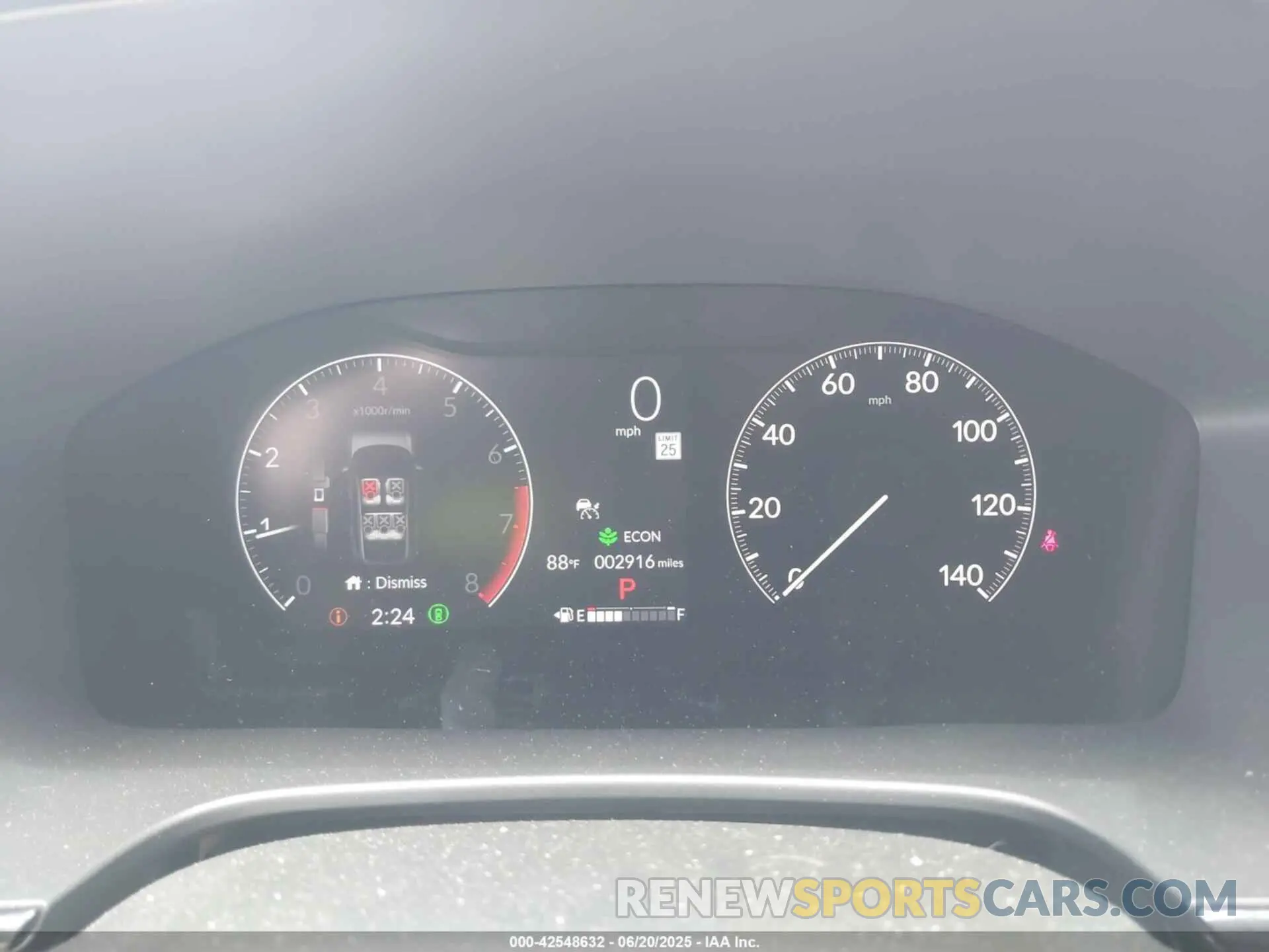 7 fotografías del automóvil dañado 2HKRS4H21SH434481 HONDA CR-V 2025