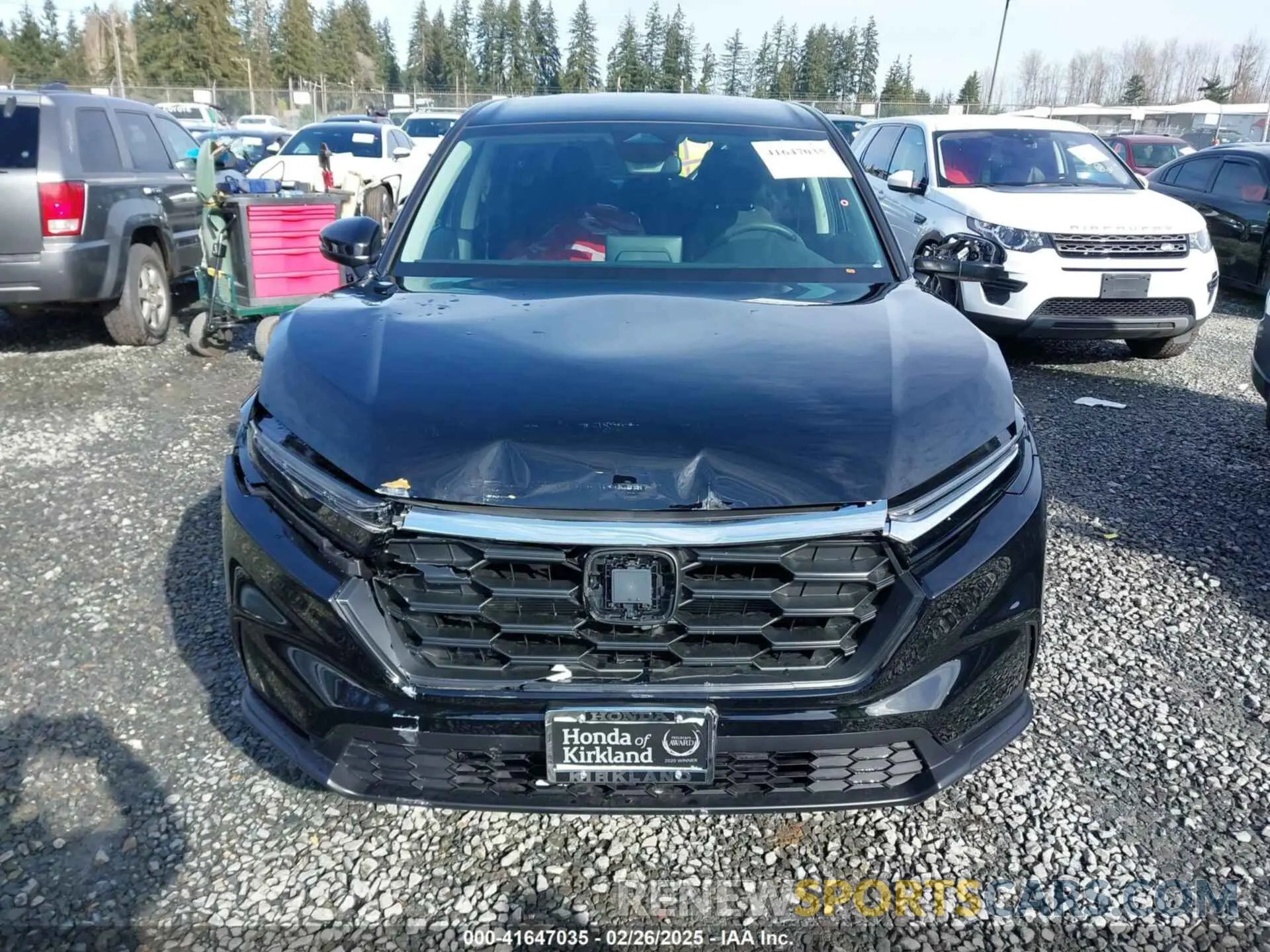 13 fotografías del automóvil dañado 2HKRS4H28SH416091 HONDA CR-V 2025