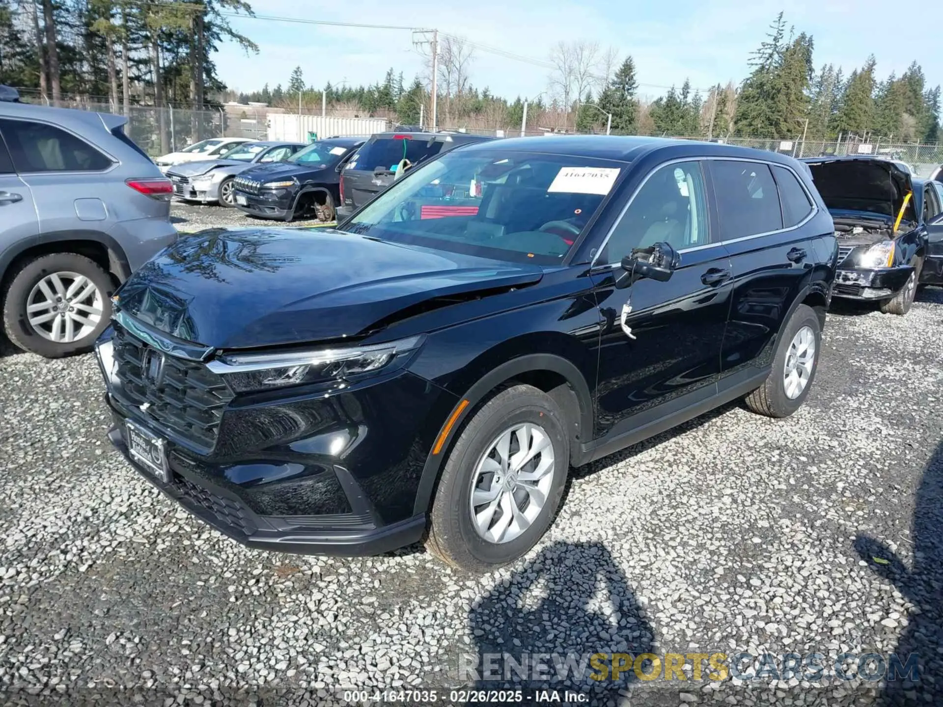2 fotografías del automóvil dañado 2HKRS4H28SH416091 HONDA CR-V 2025