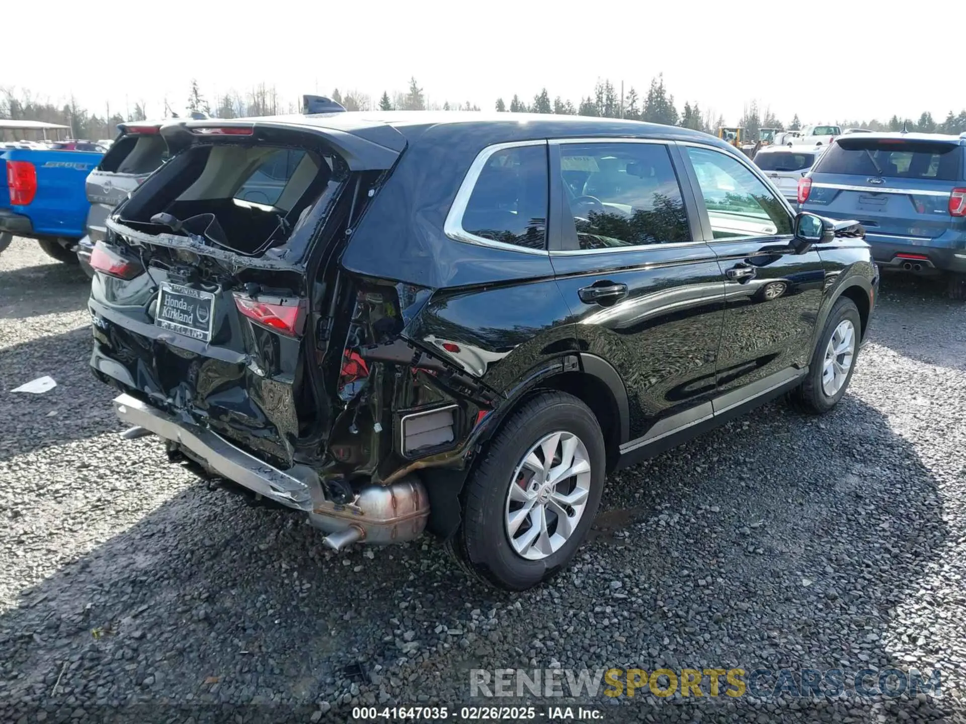 4 fotografías del automóvil dañado 2HKRS4H28SH416091 HONDA CR-V 2025