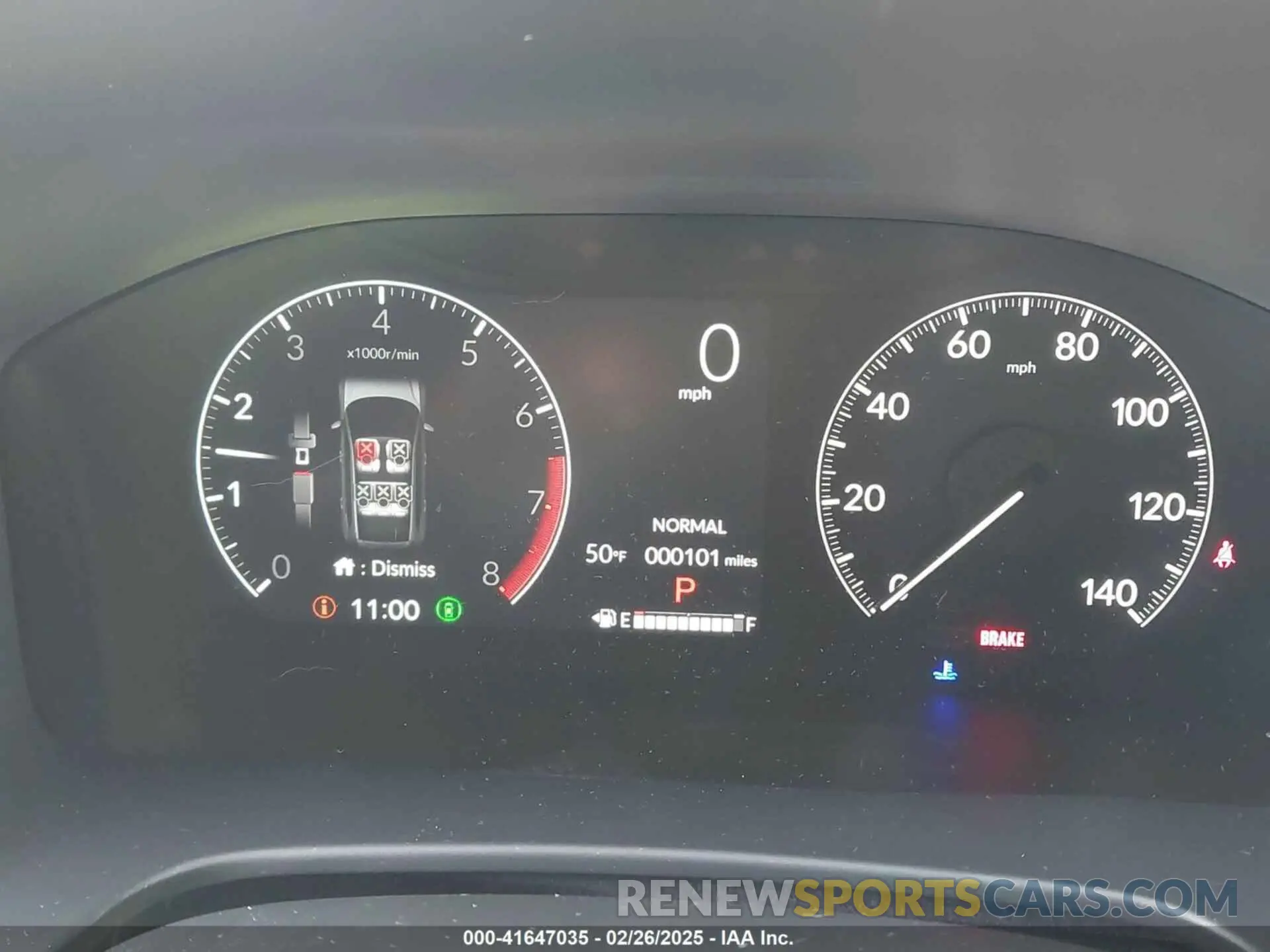 7 fotografías del automóvil dañado 2HKRS4H28SH416091 HONDA CR-V 2025