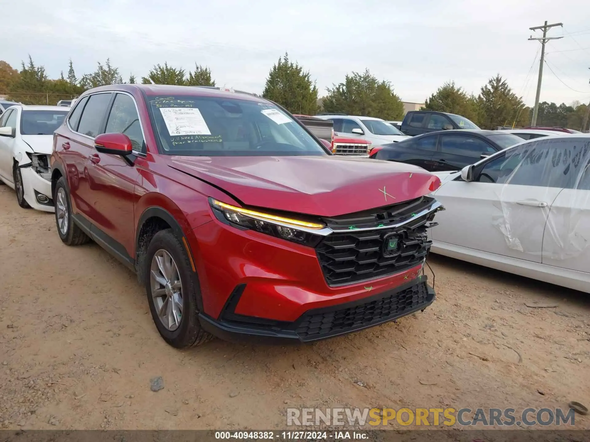 1 fotografías del automóvil dañado 2HKRS4H40SH404535 HONDA CR-V 2025