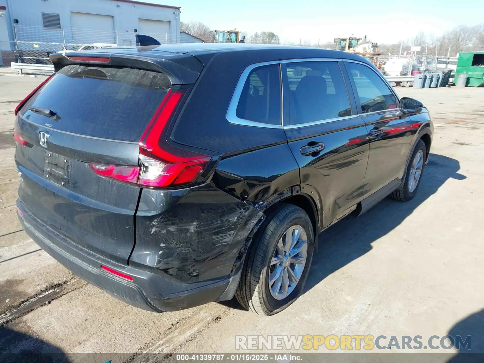 4 fotografías del automóvil dañado 2HKRS4H45SH403011 HONDA CR-V 2025