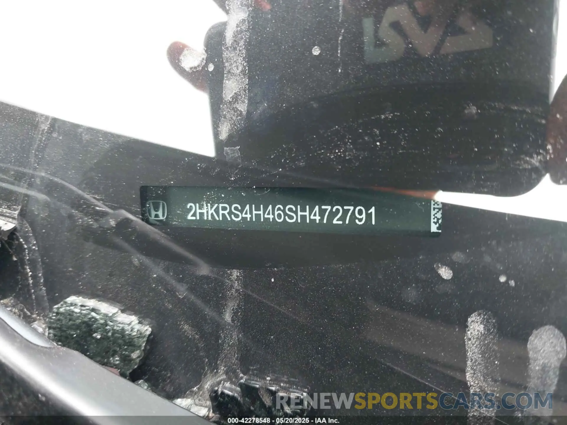 17 fotografías del automóvil dañado 2HKRS4H46SH472791 HONDA CR-V 2025