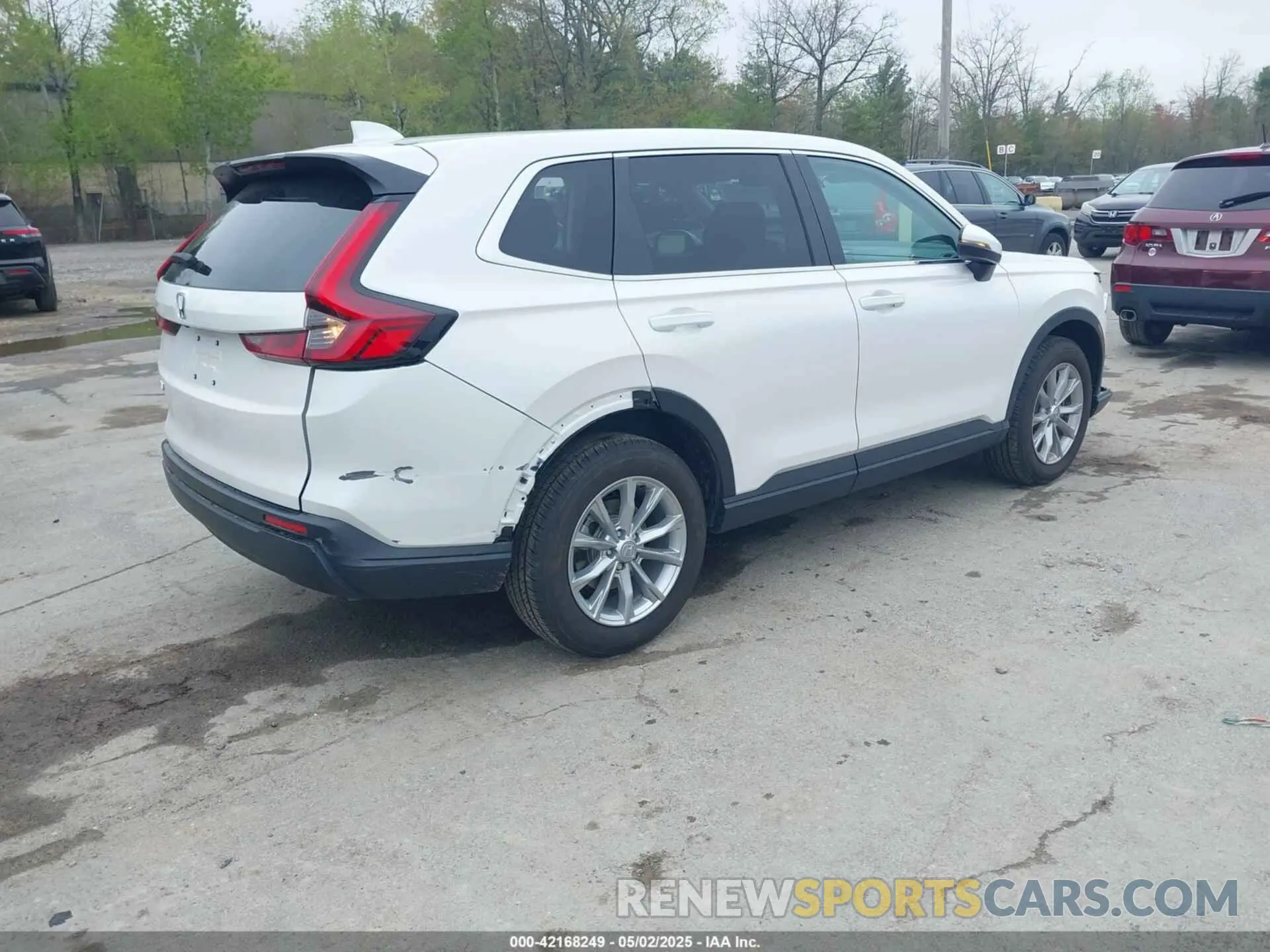 4 fotografías del automóvil dañado 2HKRS4H48SH461453 HONDA CR-V 2025