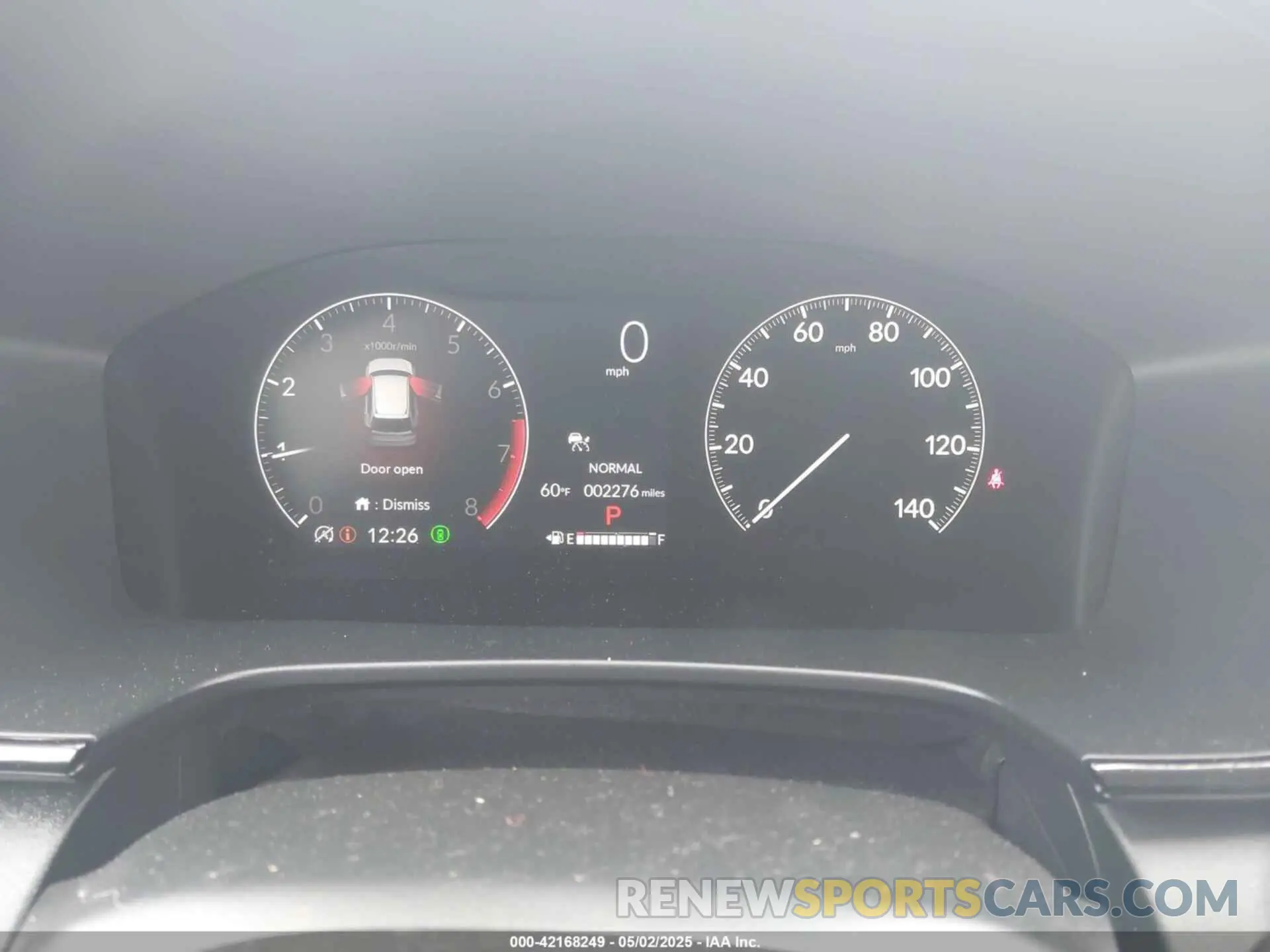 7 fotografías del automóvil dañado 2HKRS4H48SH461453 HONDA CR-V 2025