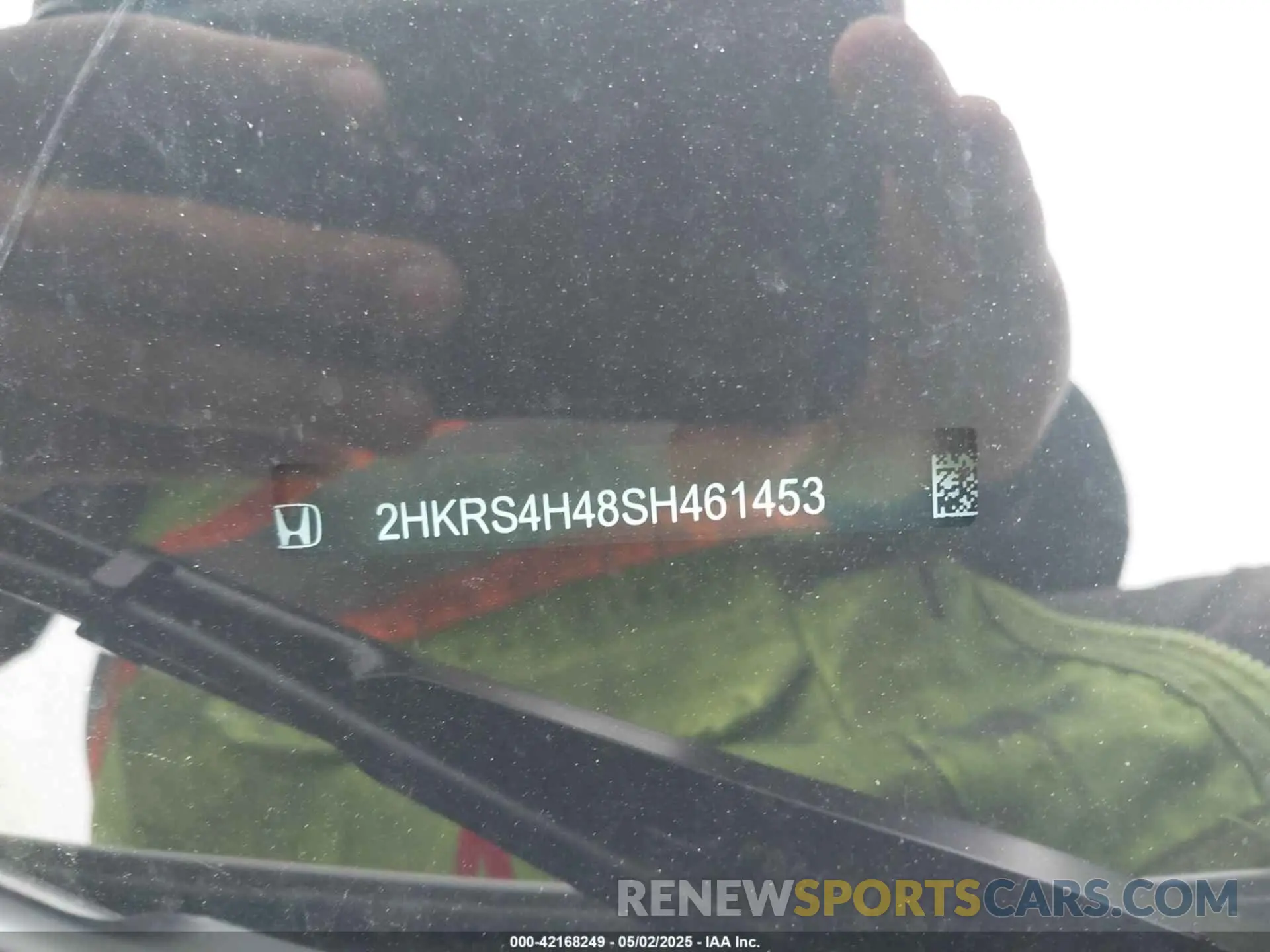 9 fotografías del automóvil dañado 2HKRS4H48SH461453 HONDA CR-V 2025