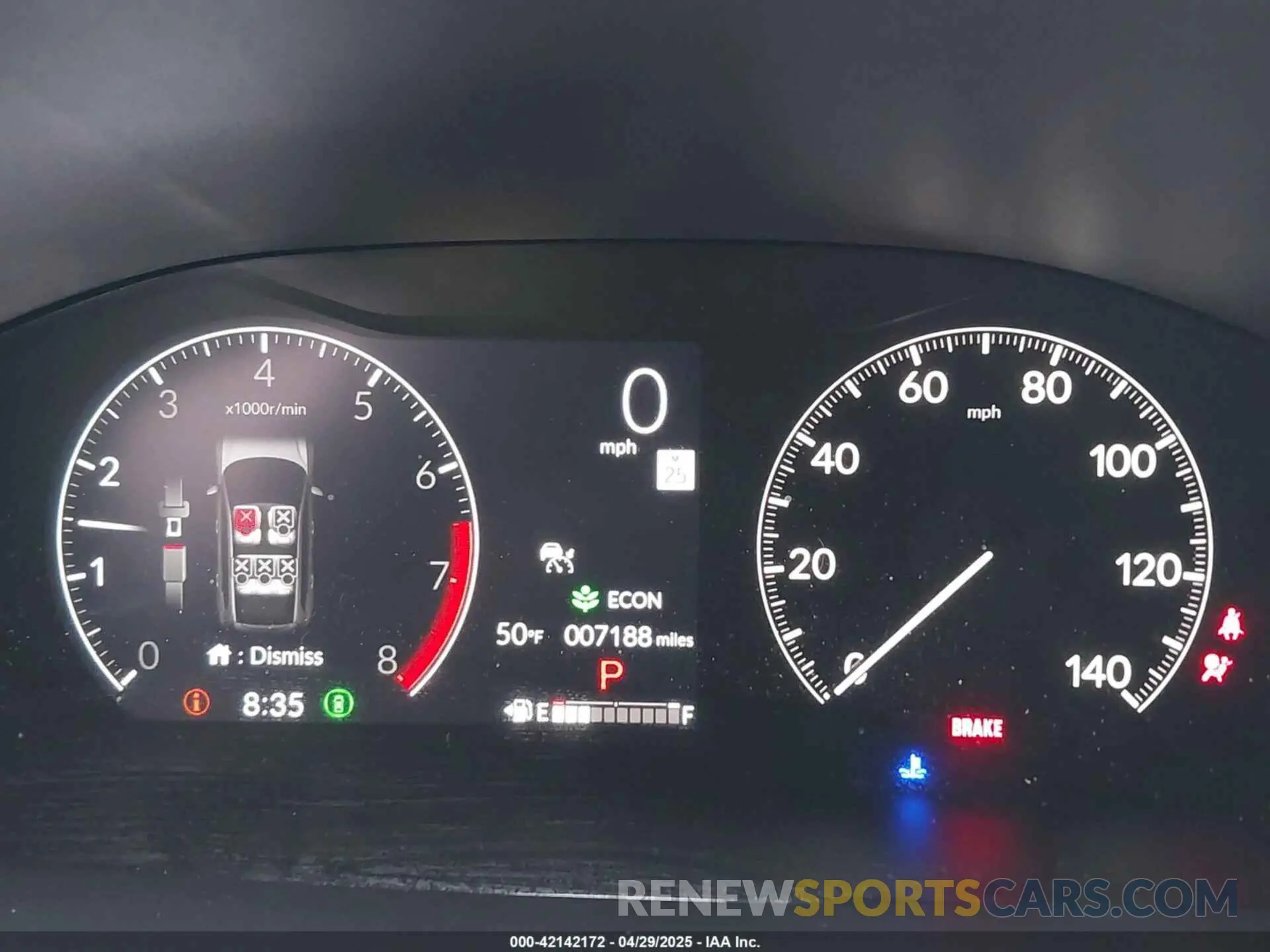 7 fotografías del automóvil dañado 2HKRS4H4XSH437266 HONDA CR-V 2025