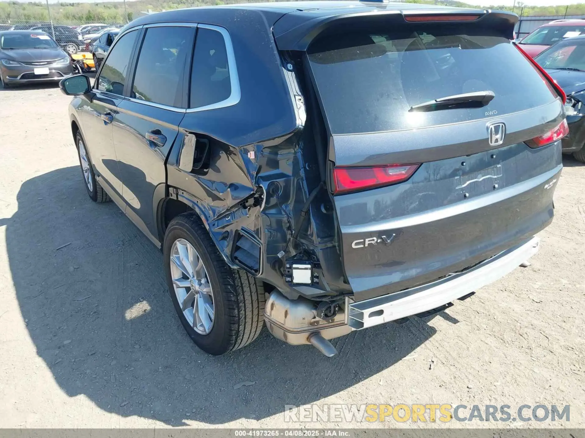 6 fotografías del automóvil dañado 2HKRS4H73SH401803 HONDA CR-V 2025
