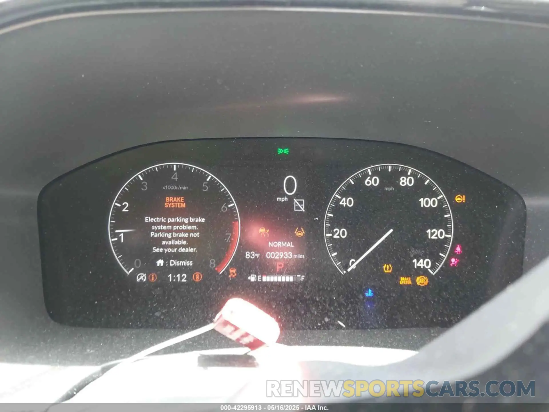 7 fotografías del automóvil dañado 2HKRS4H74SH449410 HONDA CR-V 2025