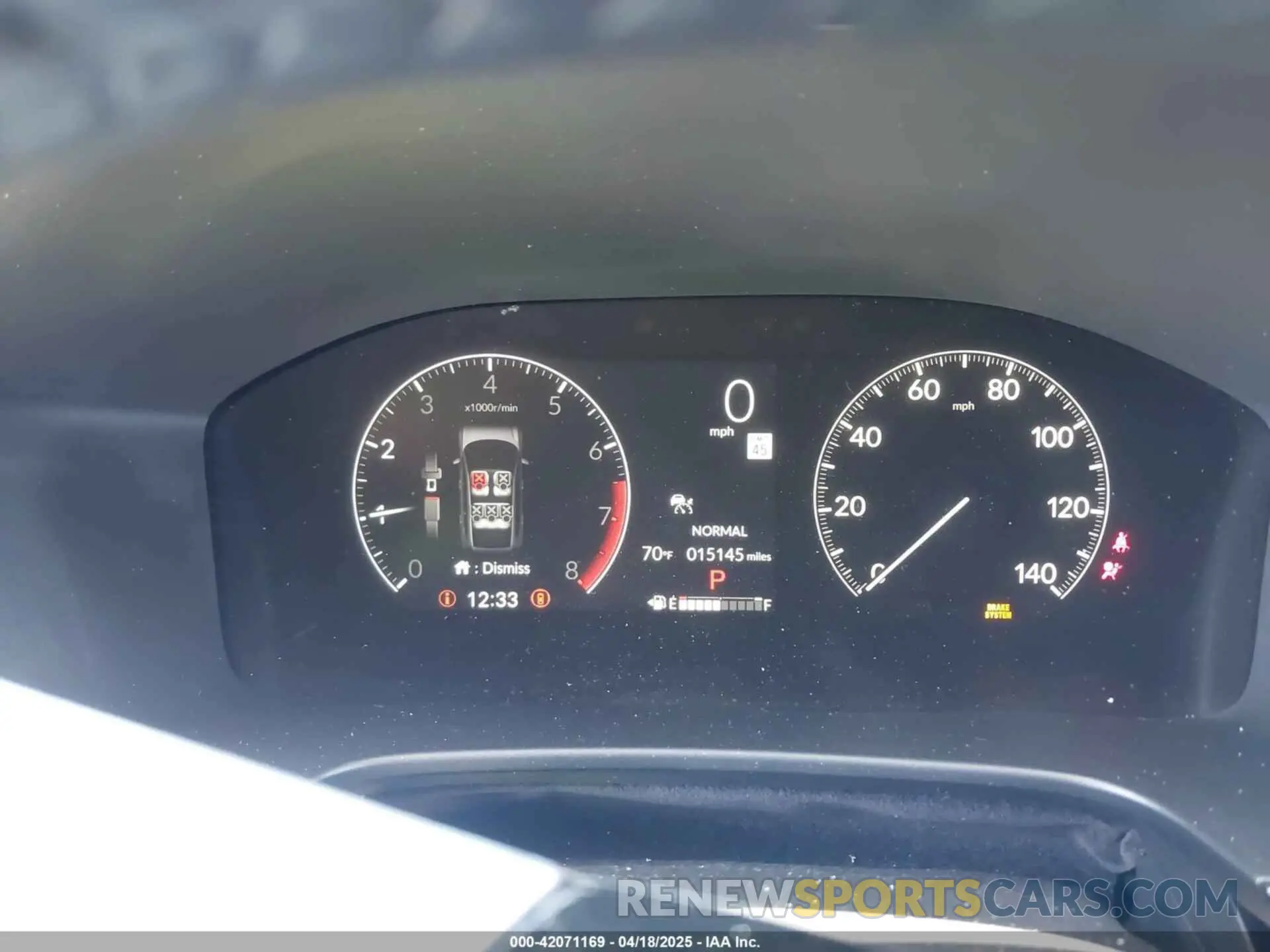 7 fotografías del automóvil dañado 2HKRS4H77SH413517 HONDA CR-V 2025