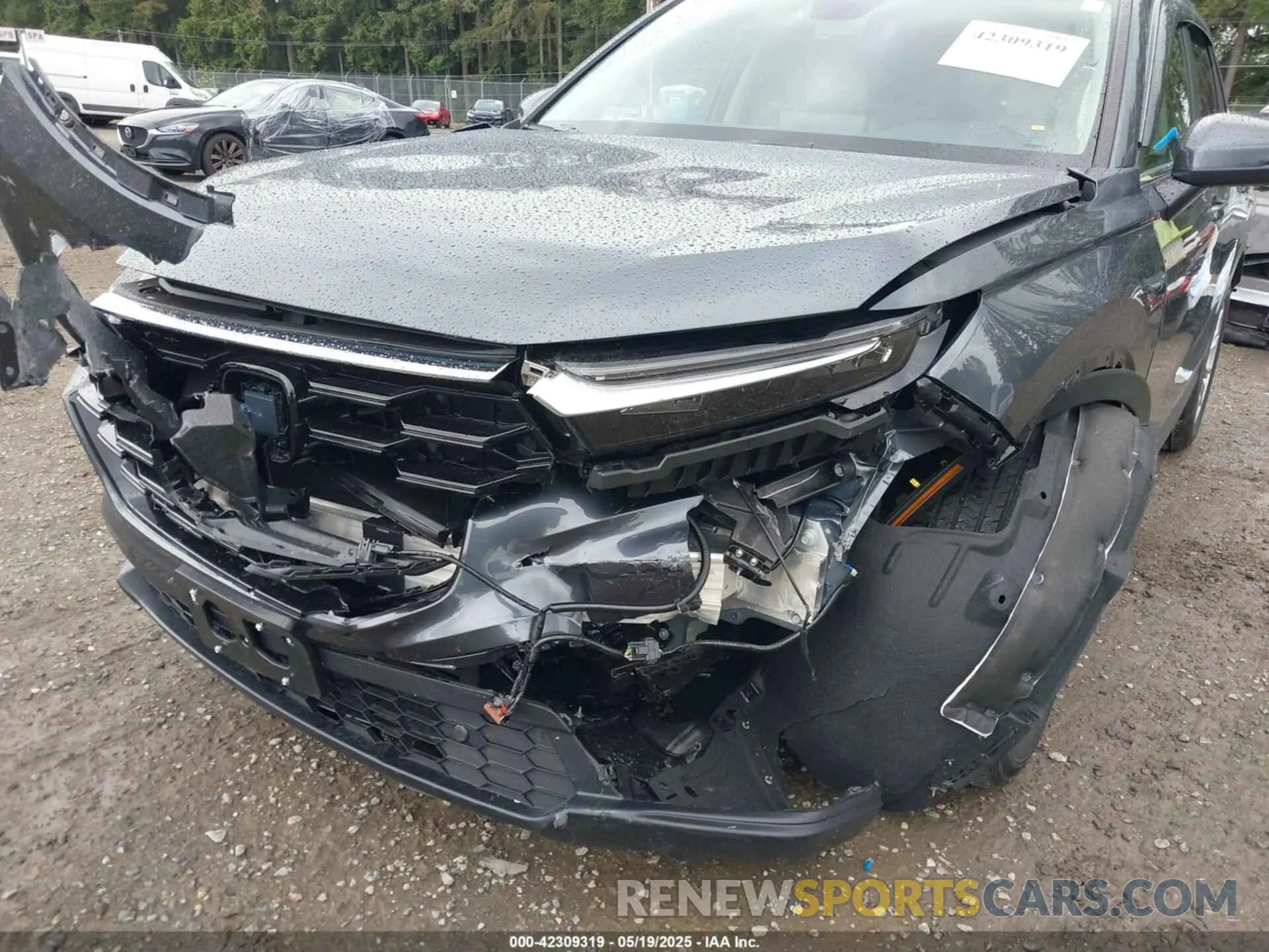 6 fotografías del automóvil dañado 2HKRS4H77SH463396 HONDA CR-V 2025