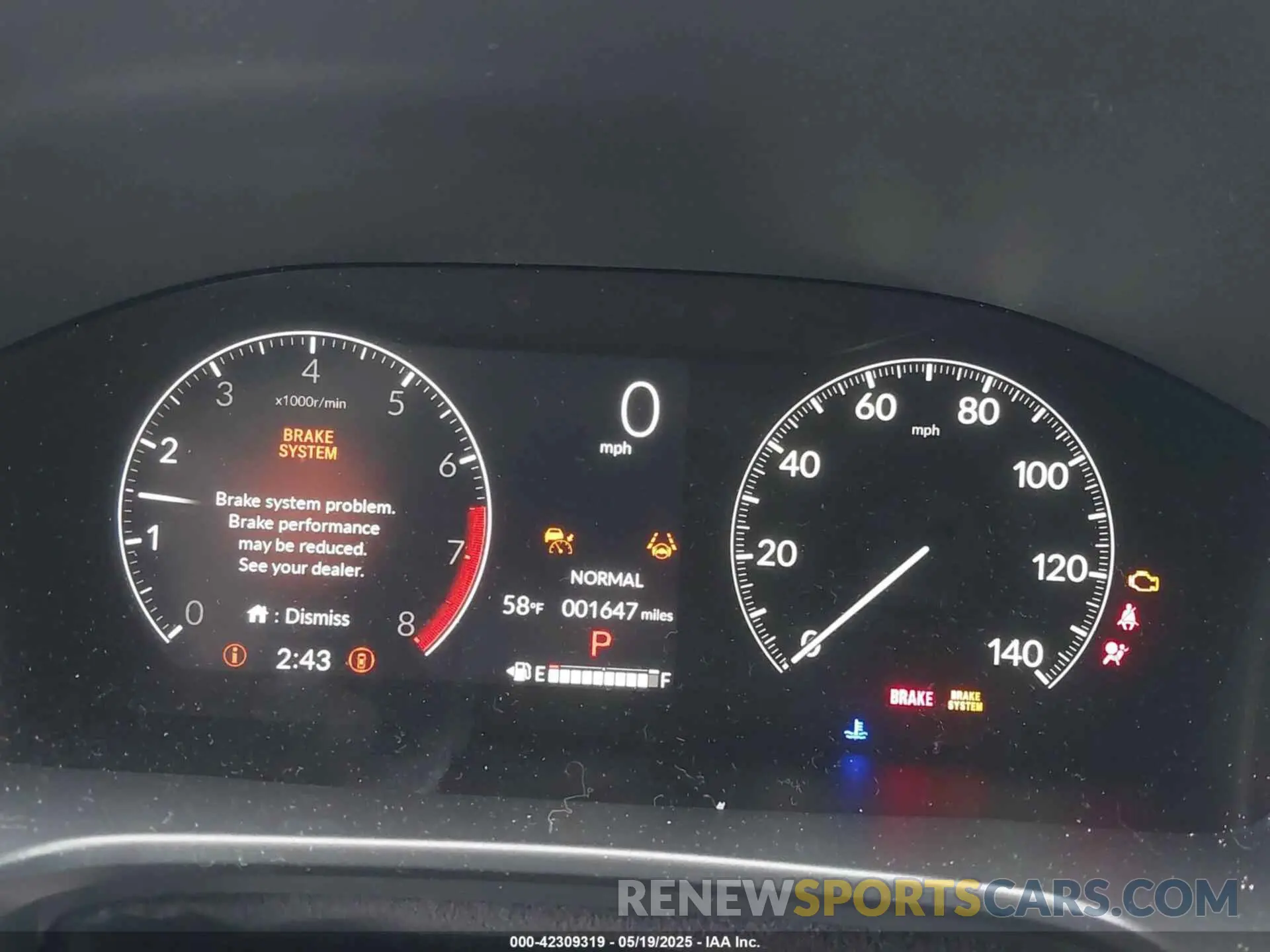 7 fotografías del automóvil dañado 2HKRS4H77SH463396 HONDA CR-V 2025