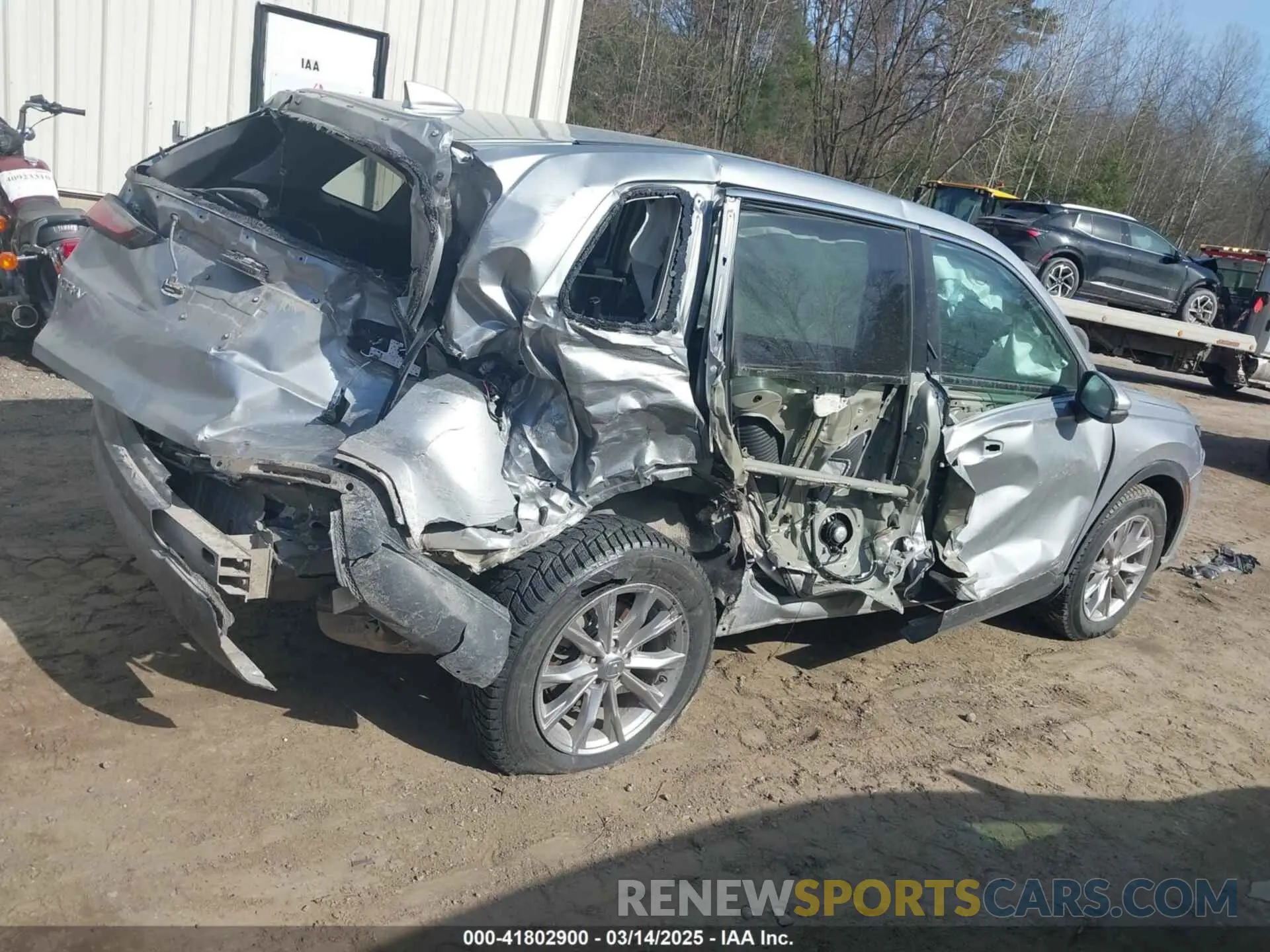 4 fotografías del automóvil dañado 2HKRS4H78SH403496 HONDA CR-V 2025