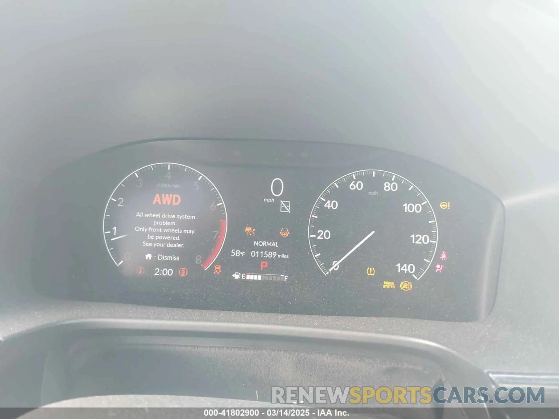 7 fotografías del automóvil dañado 2HKRS4H78SH403496 HONDA CR-V 2025