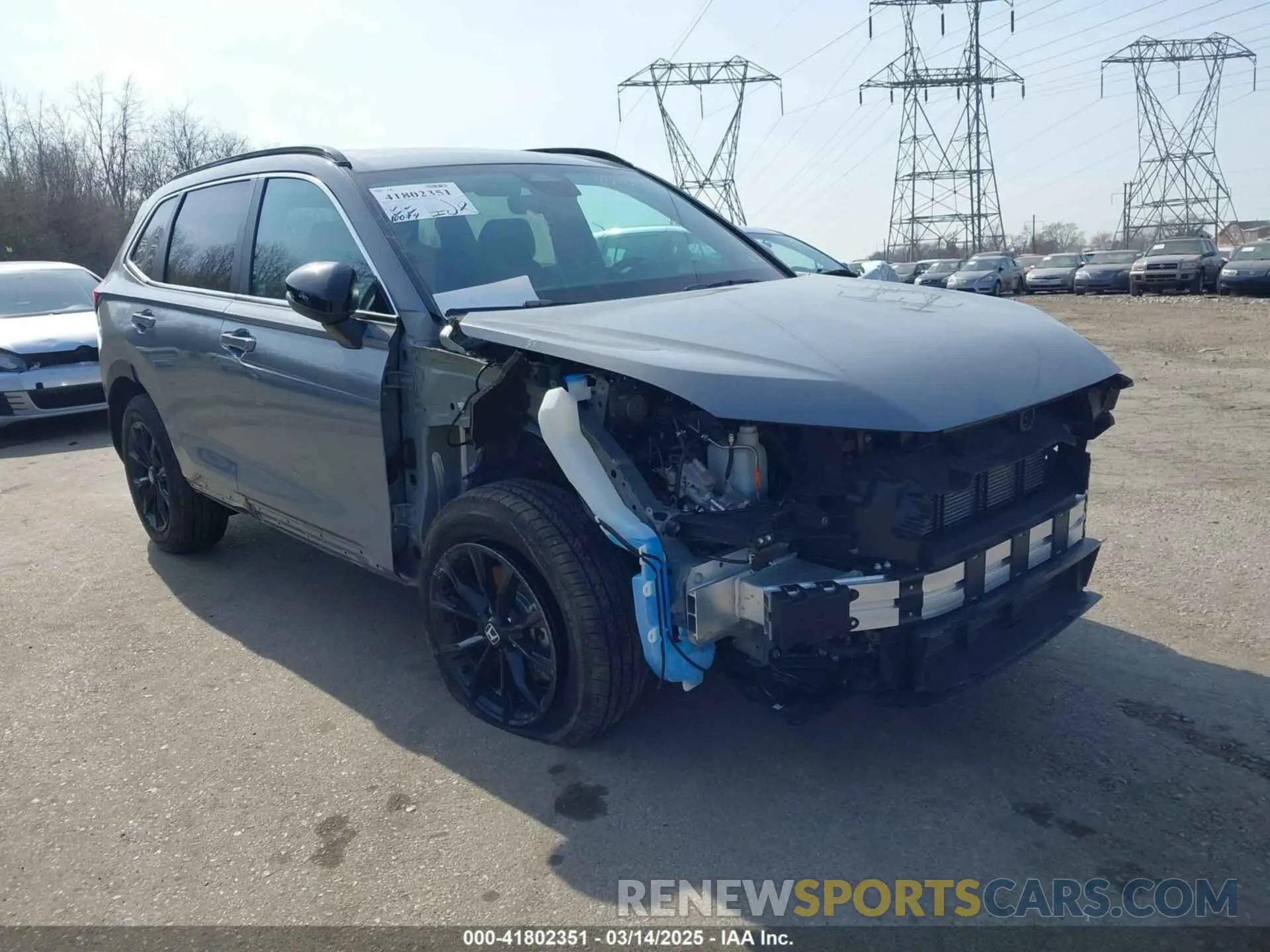 6 fotografías del automóvil dañado 2HKRS6H81SH807017 HONDA CR-V 2025