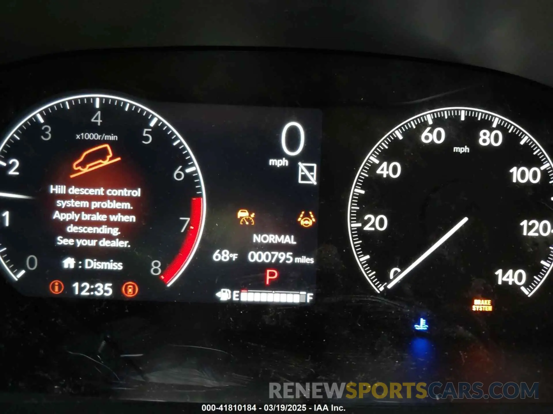 7 fotografías del automóvil dañado 5J6RS4H28SL014450 HONDA CR-V 2025