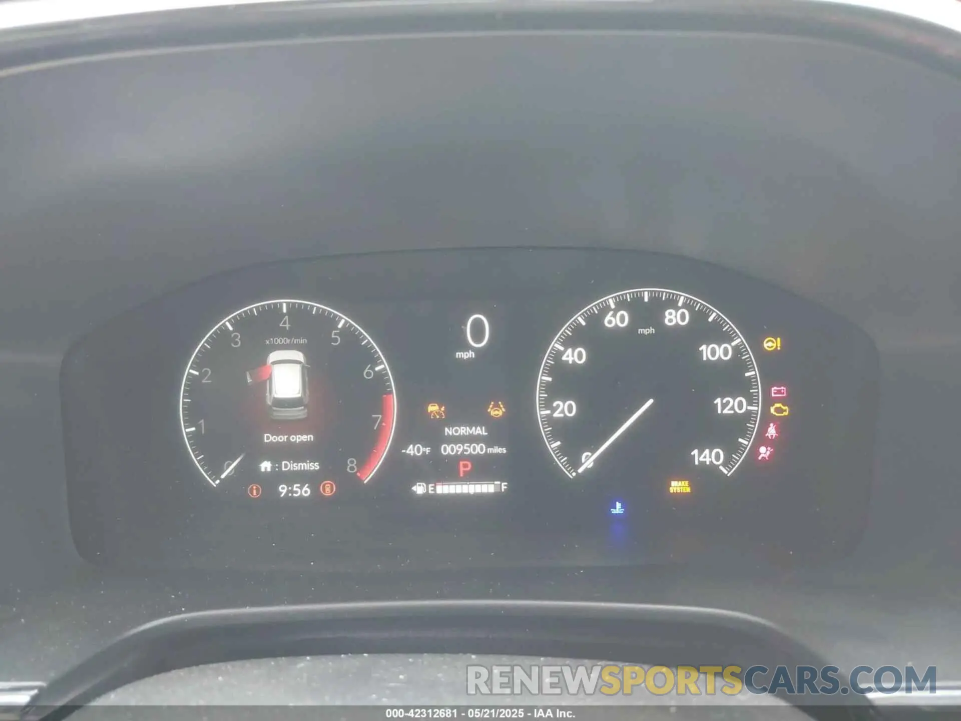 7 fotografías del automóvil dañado 5J6RS4H7XSL013943 HONDA CR-V 2025