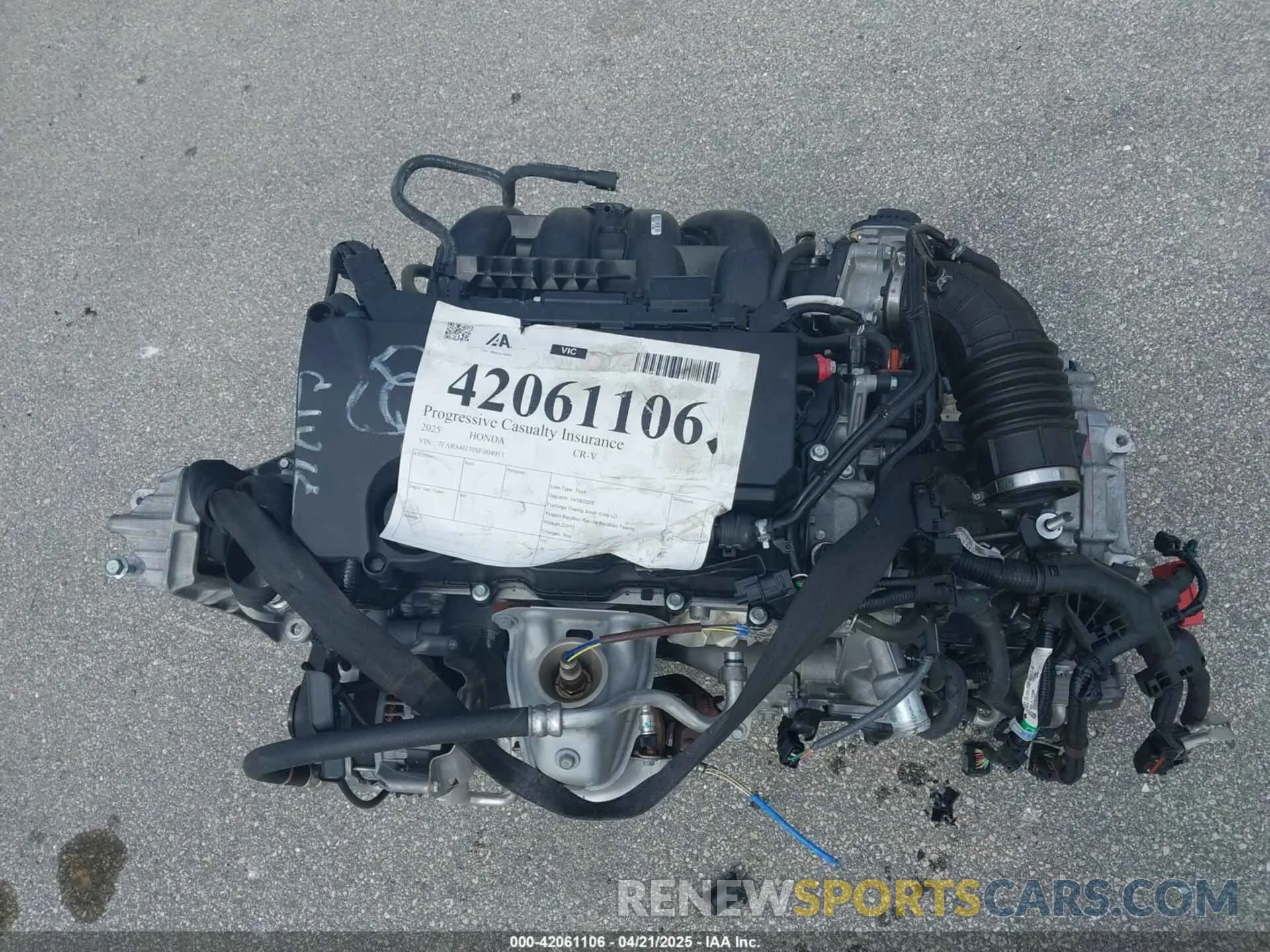 10 fotografías del automóvil dañado 7FARS4H70SE004911 HONDA CR-V 2025