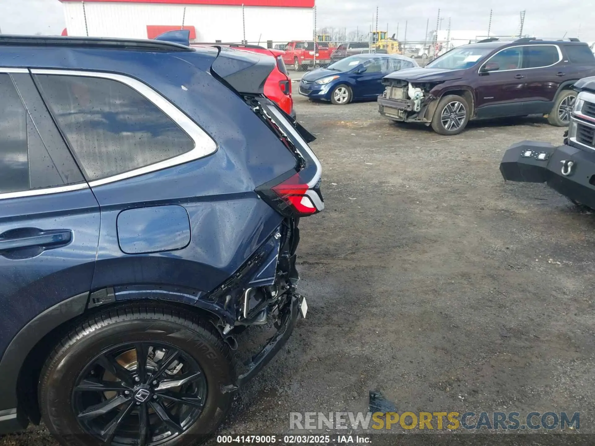 18 fotografías del automóvil dañado 7FARS5H82SE006335 HONDA CR-V 2025