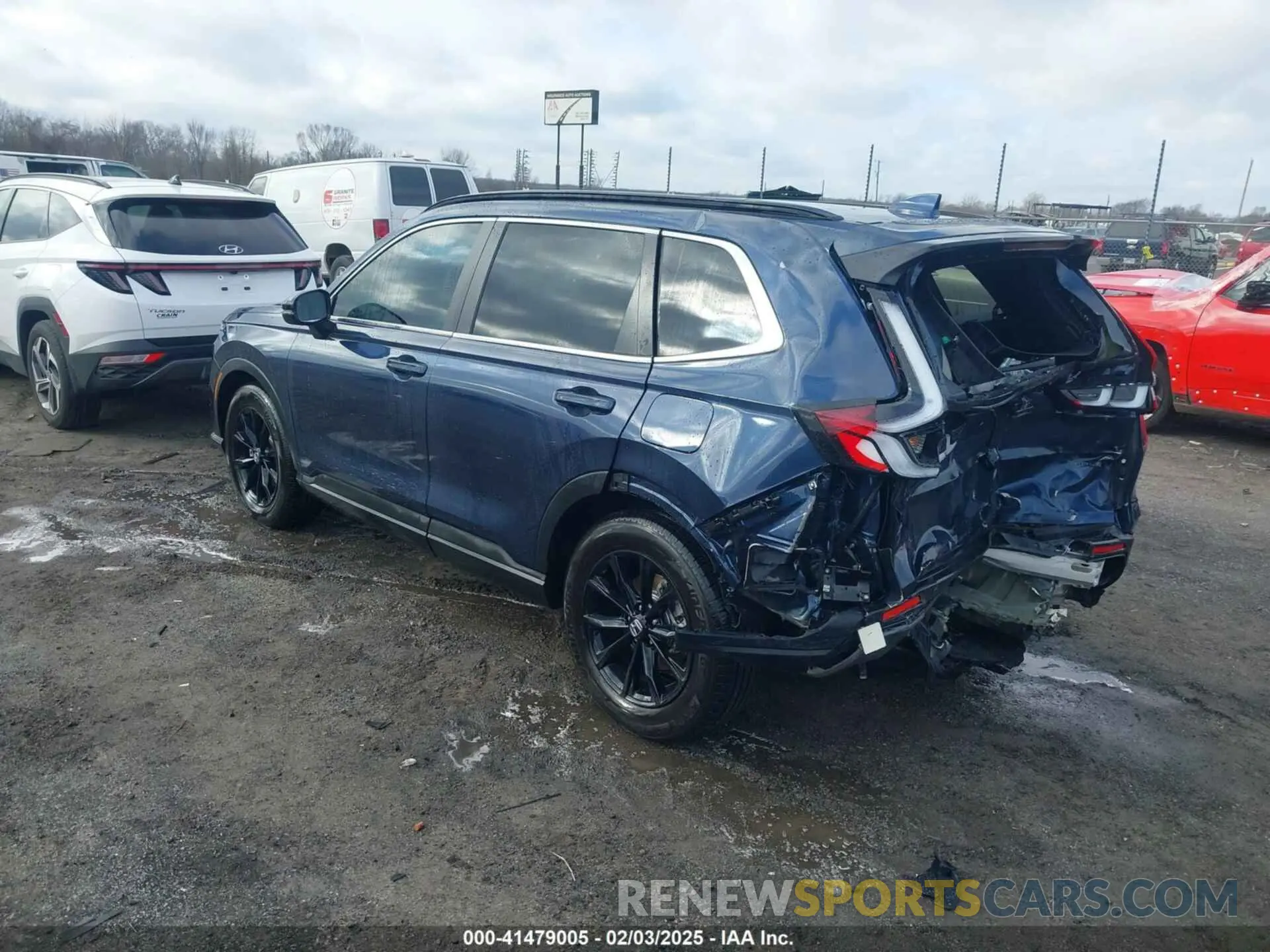 3 fotografías del automóvil dañado 7FARS5H82SE006335 HONDA CR-V 2025