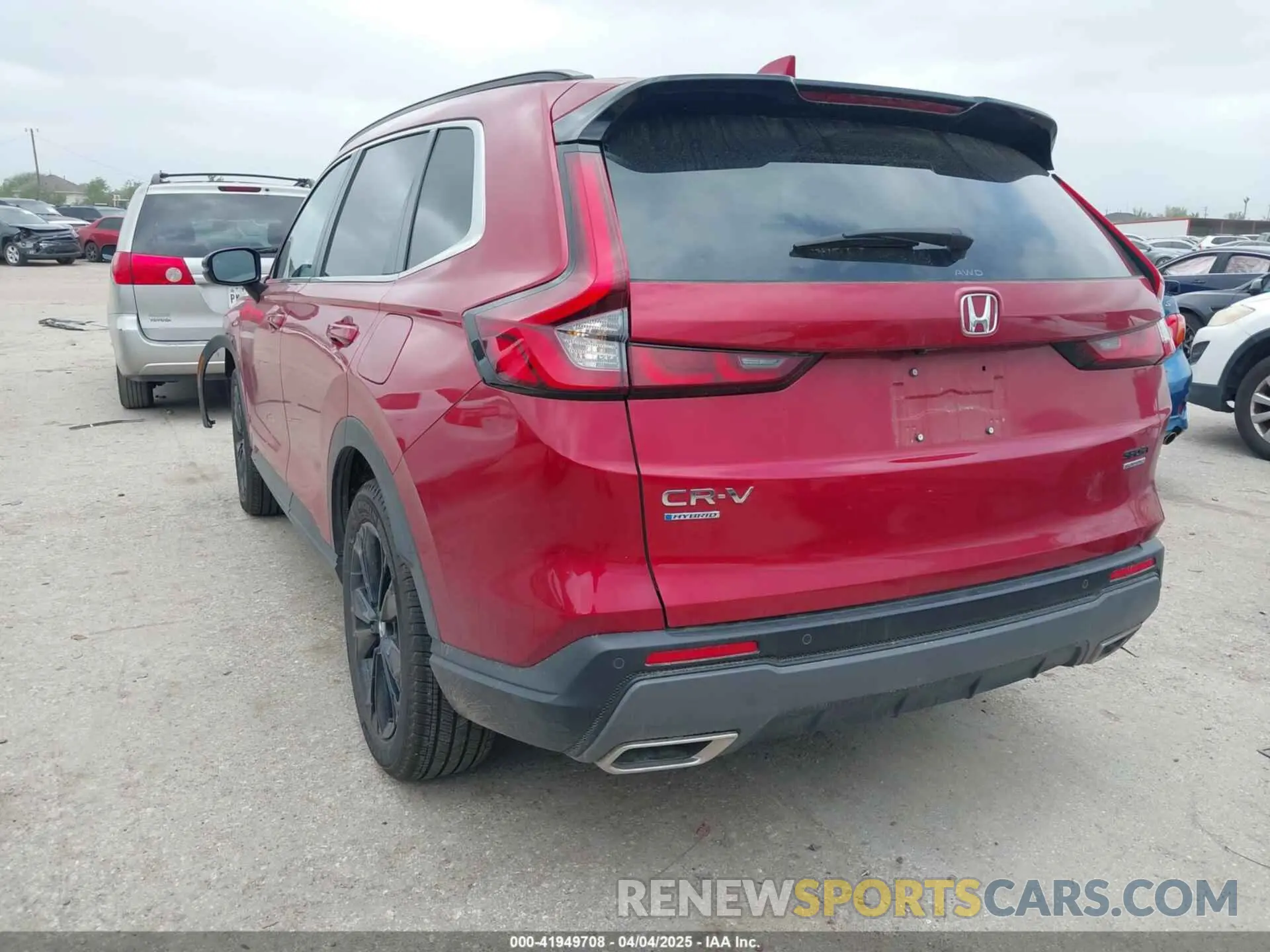 3 fotografías del automóvil dañado 7FARS6H96SE033357 HONDA CR-V 2025