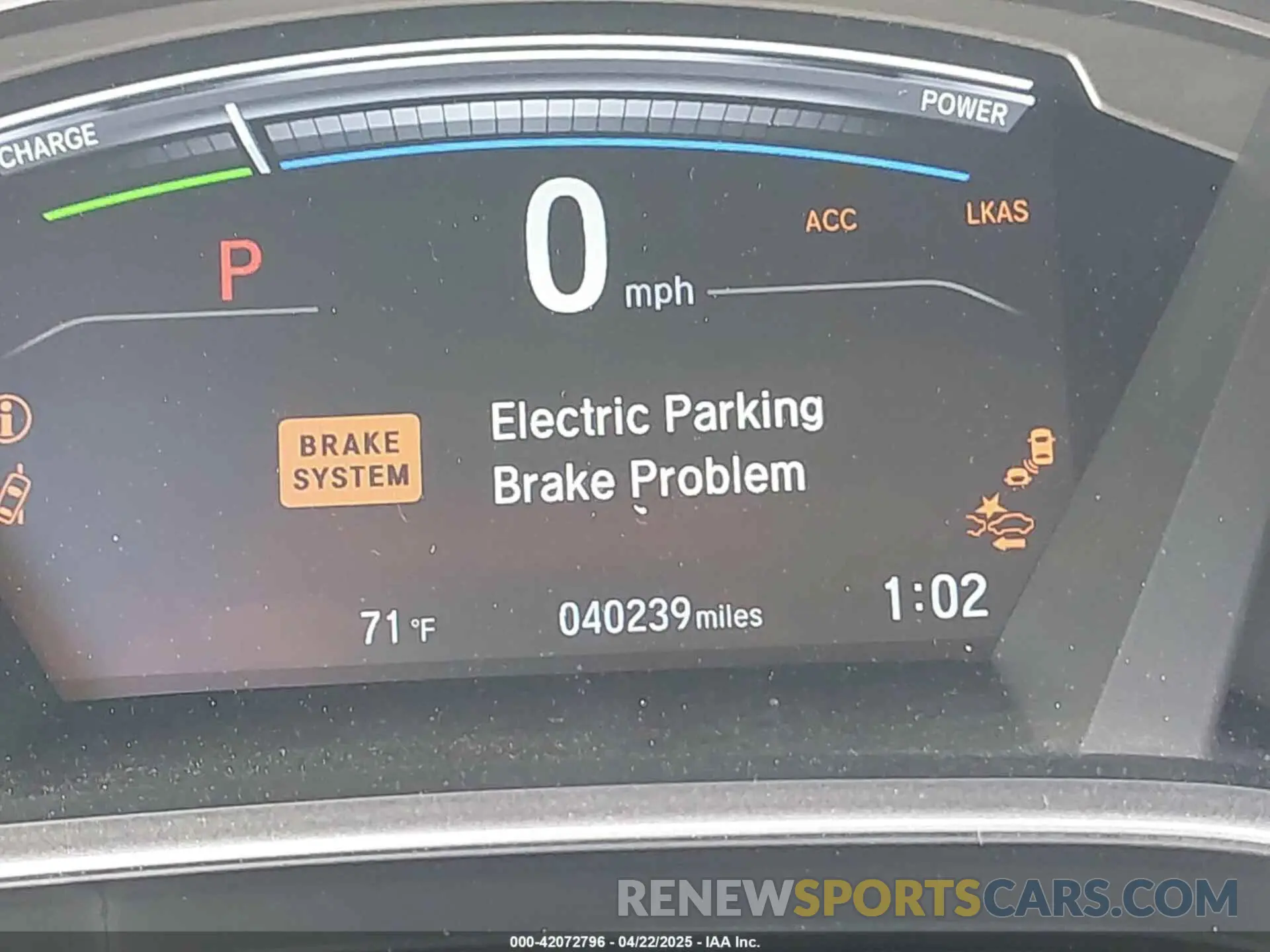 16 fotografías del automóvil dañado 7FART6H53LE004913 HONDA CR-V HYBRID 2020