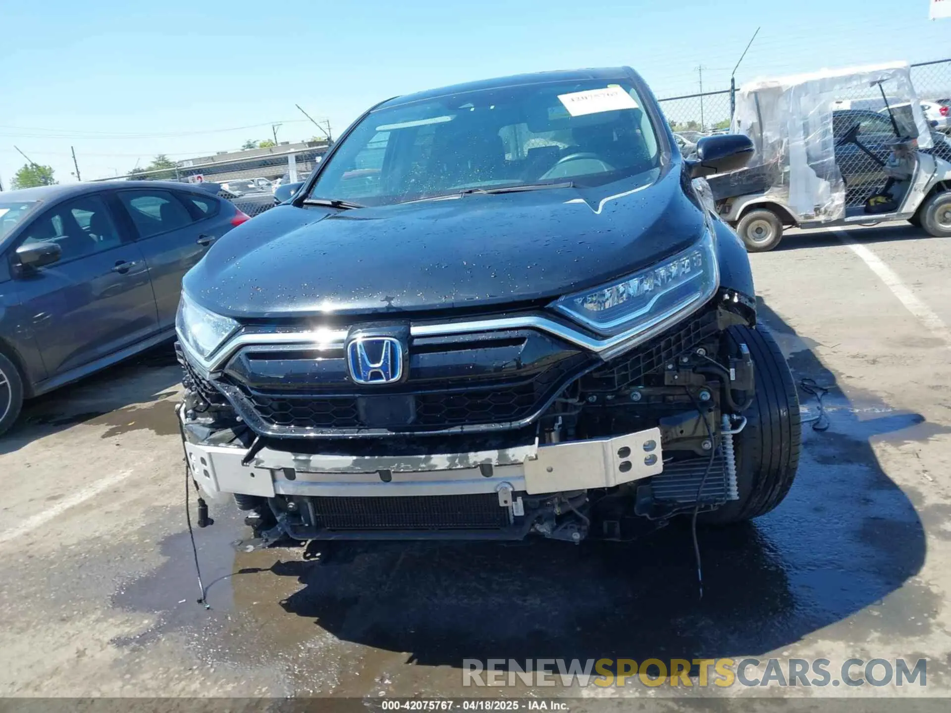 12 fotografías del automóvil dañado 7FART6H53LE019895 HONDA CR-V HYBRID 2020