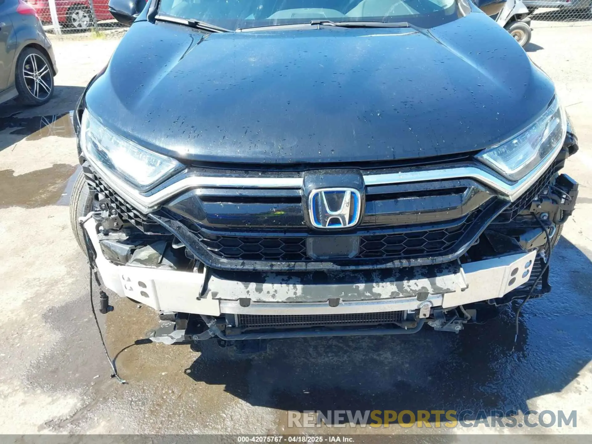 6 fotografías del automóvil dañado 7FART6H53LE019895 HONDA CR-V HYBRID 2020