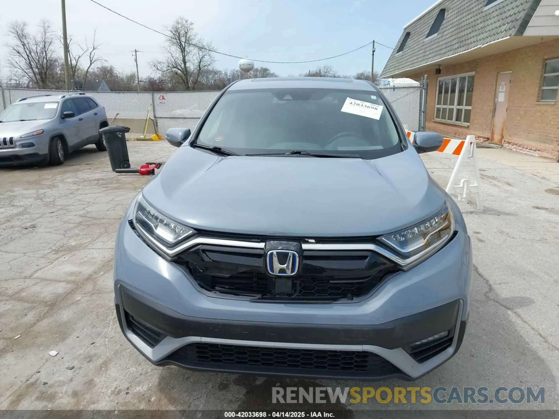 12 fotografías del automóvil dañado 7FART6H80LE011540 HONDA CR-V HYBRID 2020