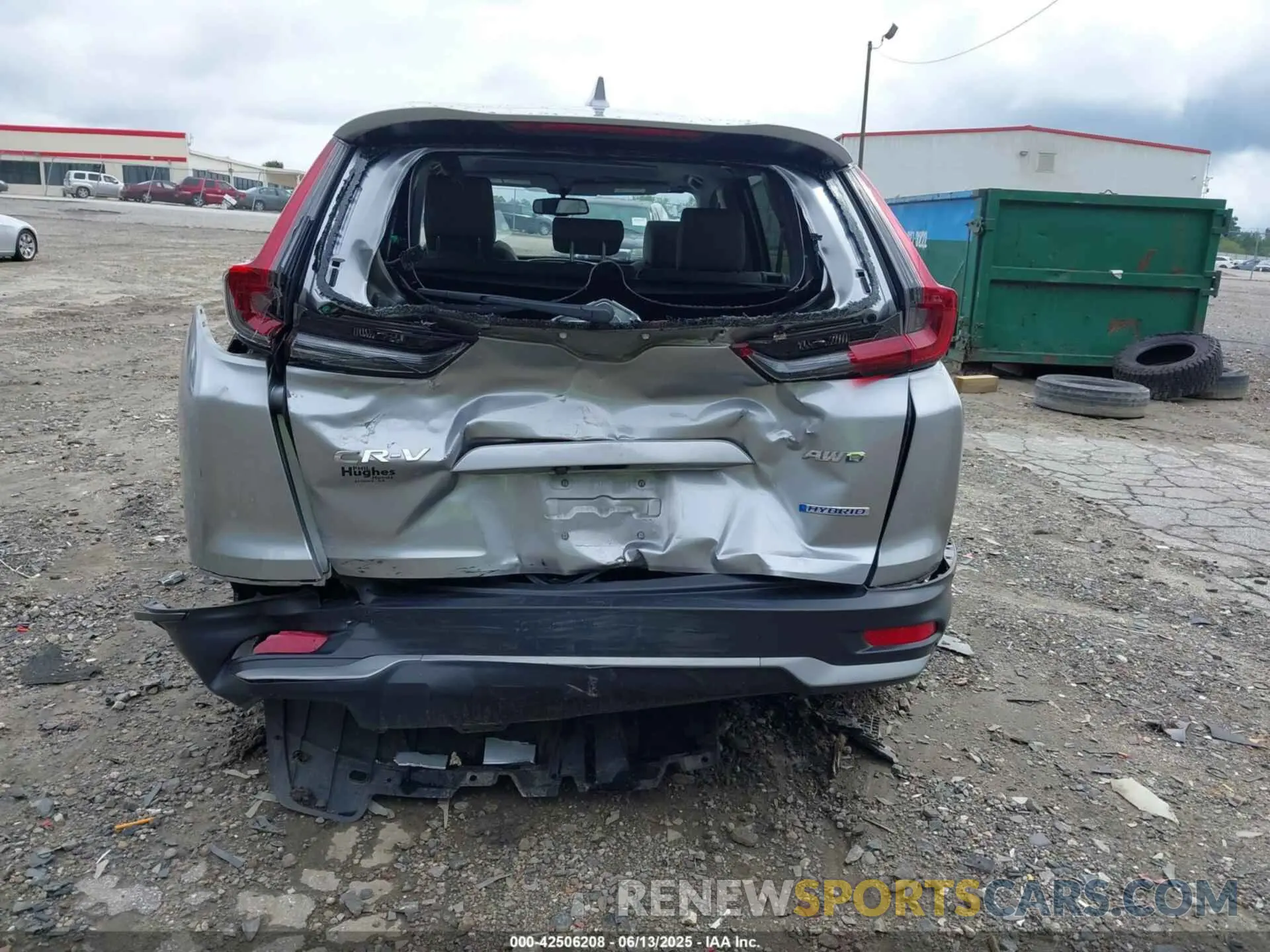 6 fotografías del automóvil dañado 7FART6H80LE026295 HONDA CR-V HYBRID 2020