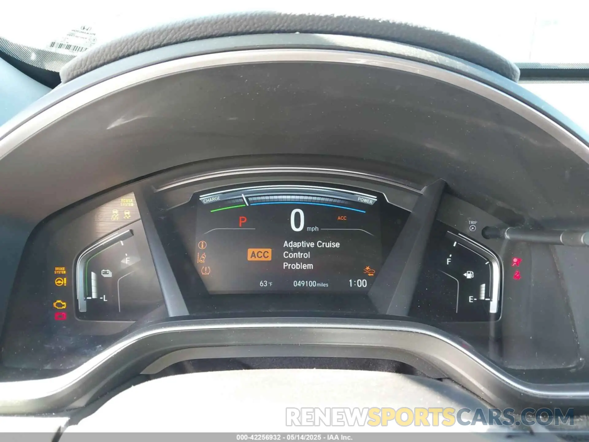7 fotografías del automóvil dañado 7FART6H91LE000684 HONDA CR-V HYBRID 2020