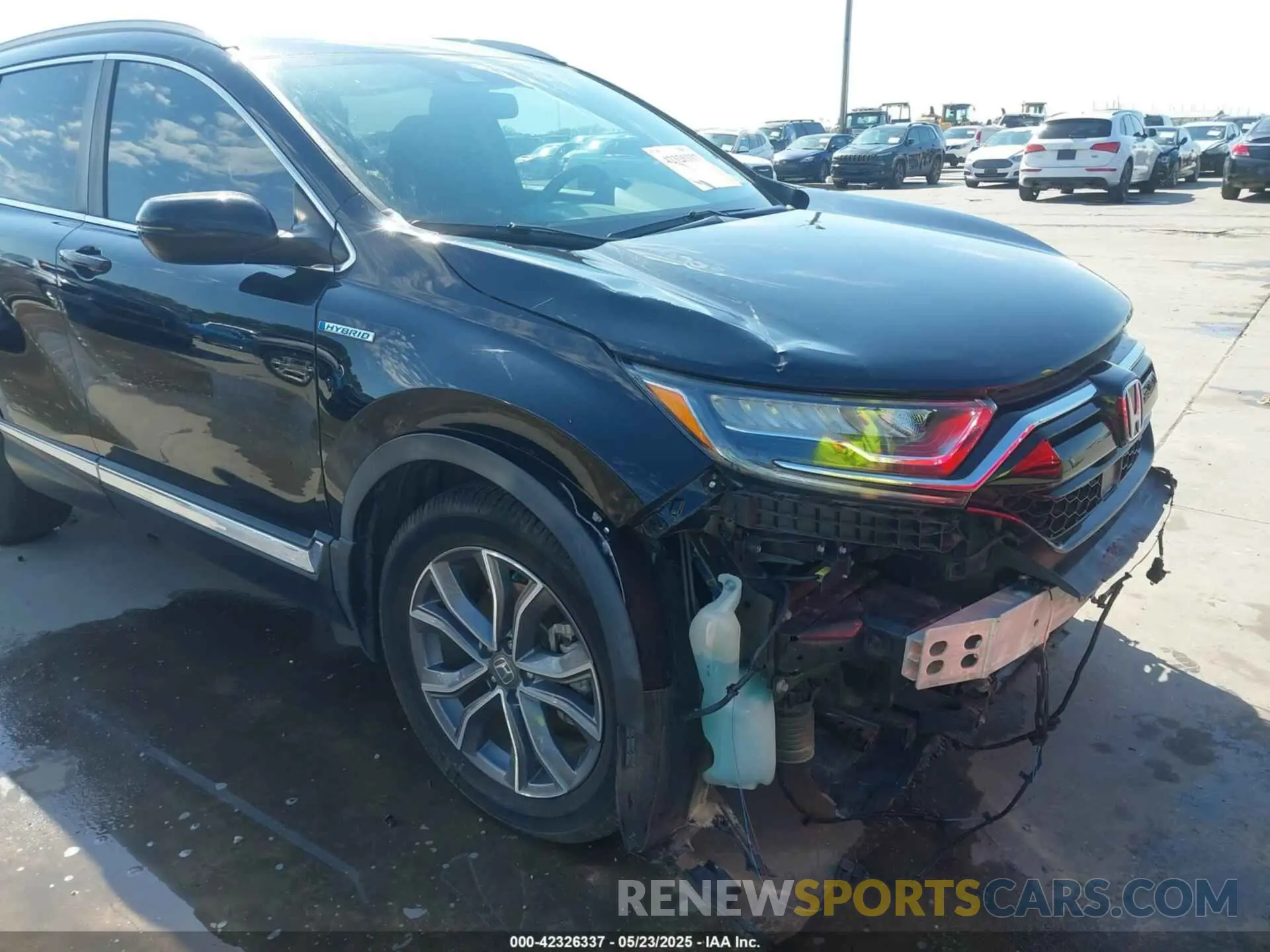 19 fotografías del automóvil dañado 7FART6H91LE005707 HONDA CR-V HYBRID 2020